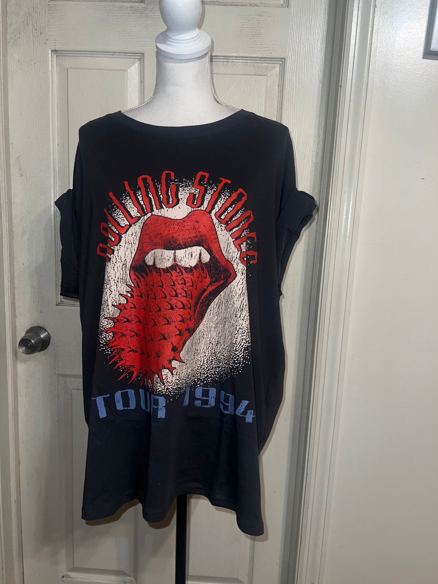 Rolling Stones Oversized Distressed Tee