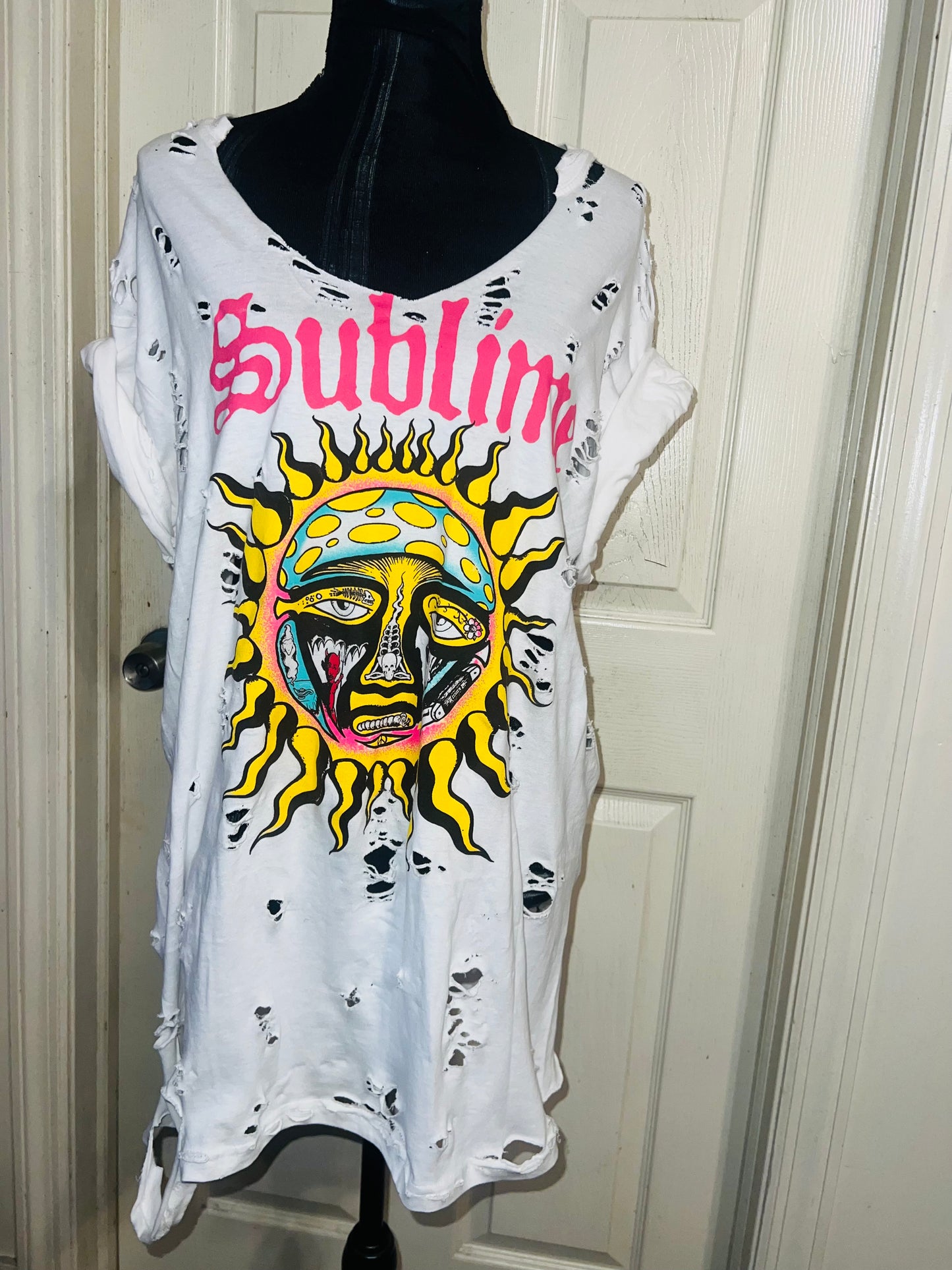 Sublime Oversized Distressed Tee