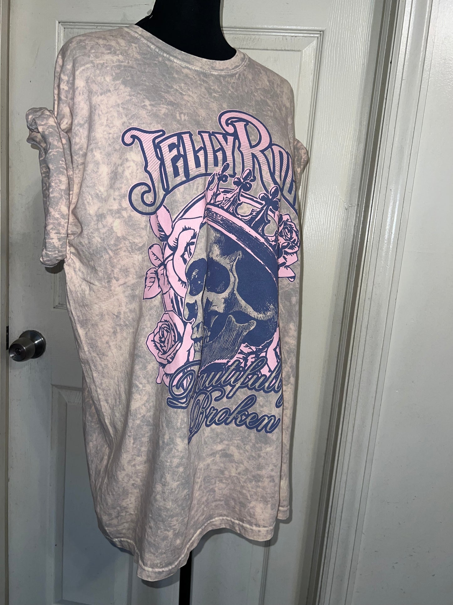 Jelly Roll Oversized Distressed Tee