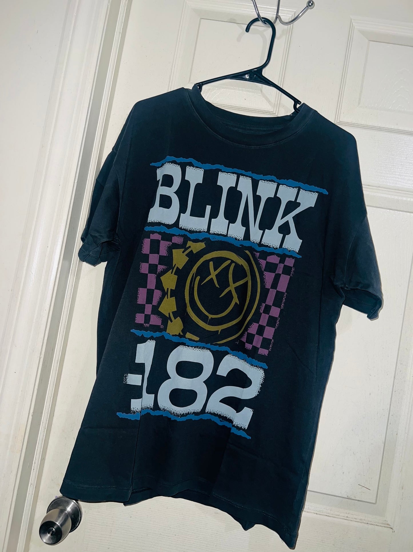 Blink 182 Oversized Distressed Tee