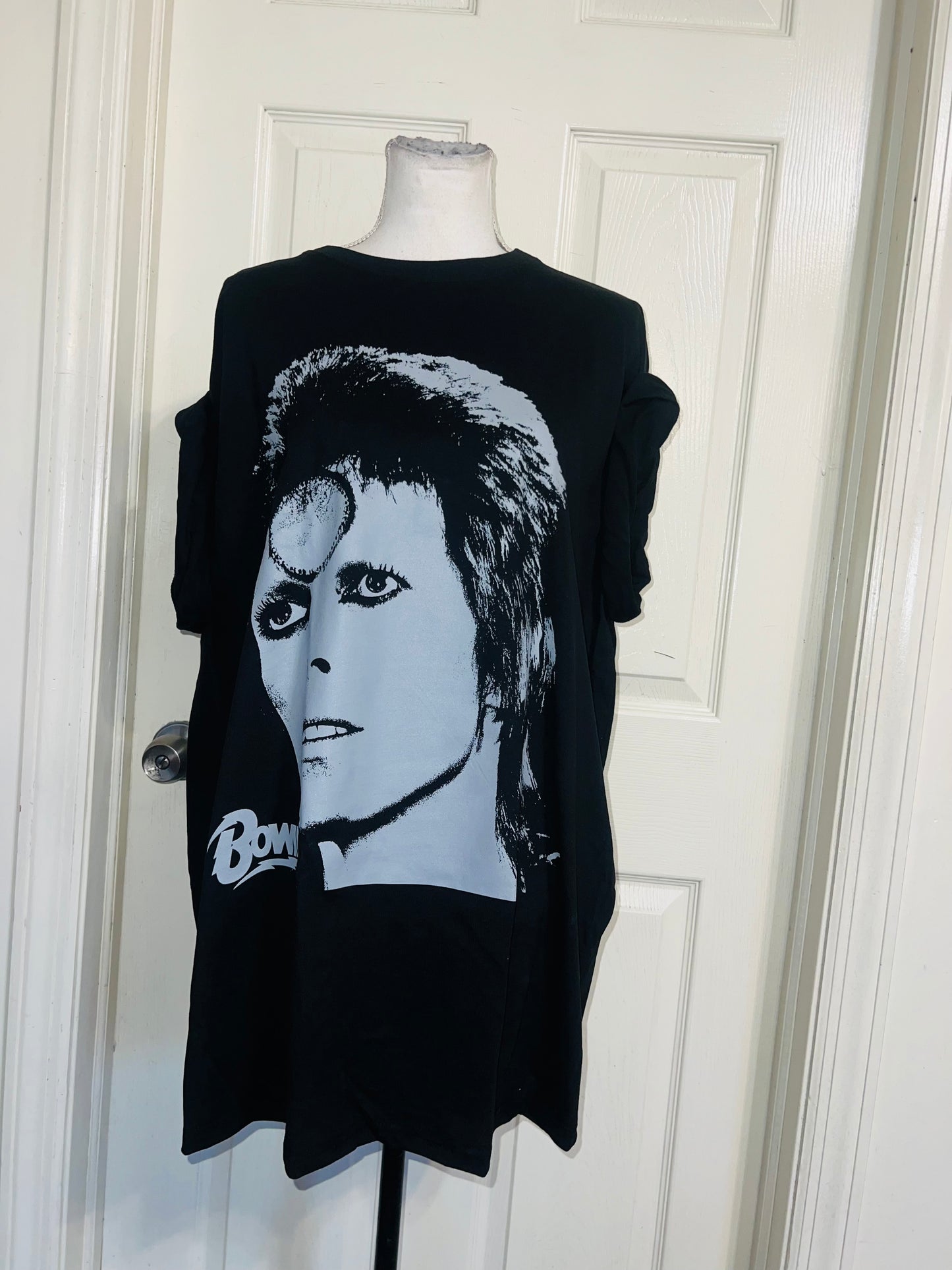 David Bowie Oversized Distressed Tee