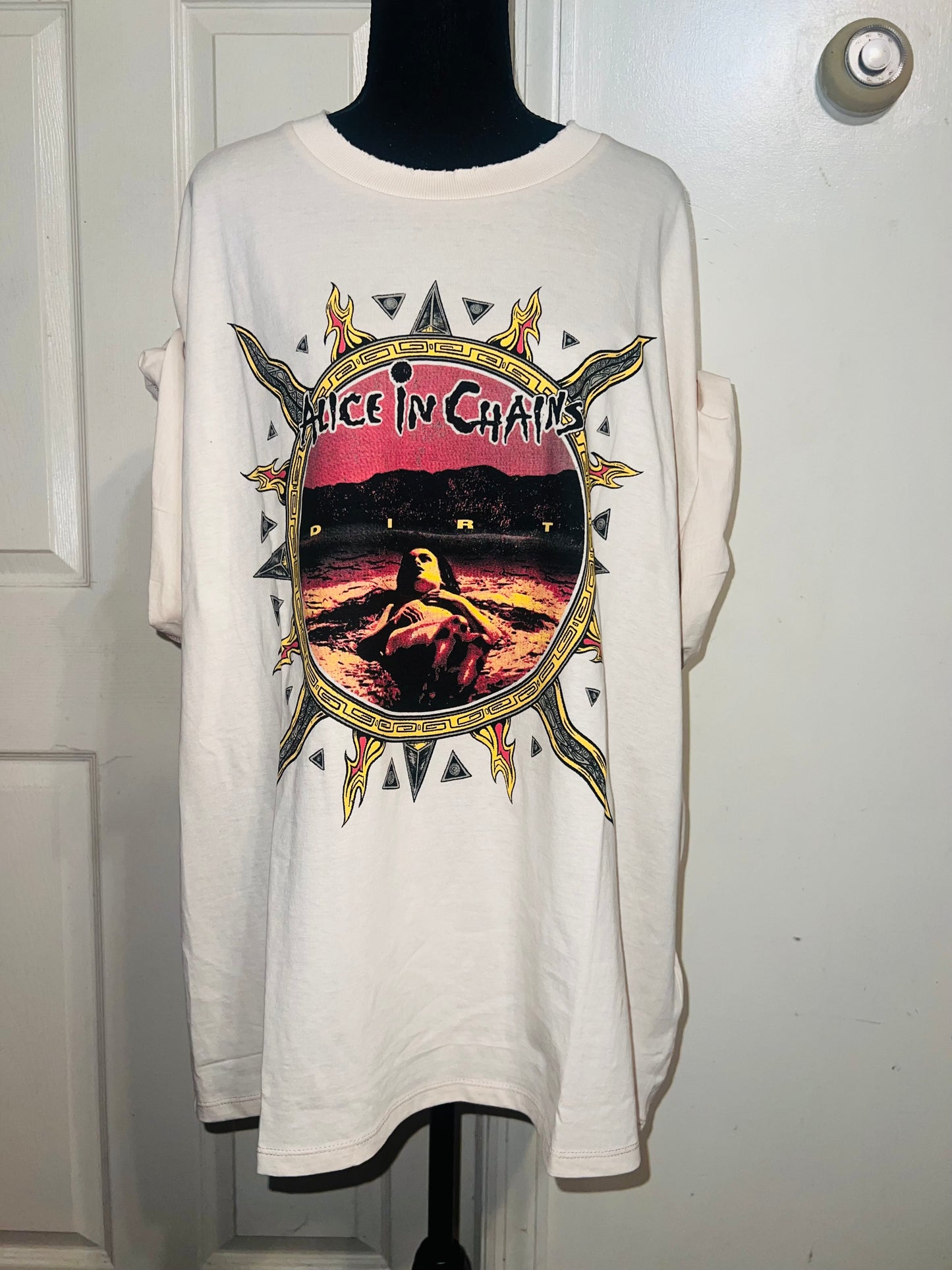Alice In Chains Oversized Distressed Tee