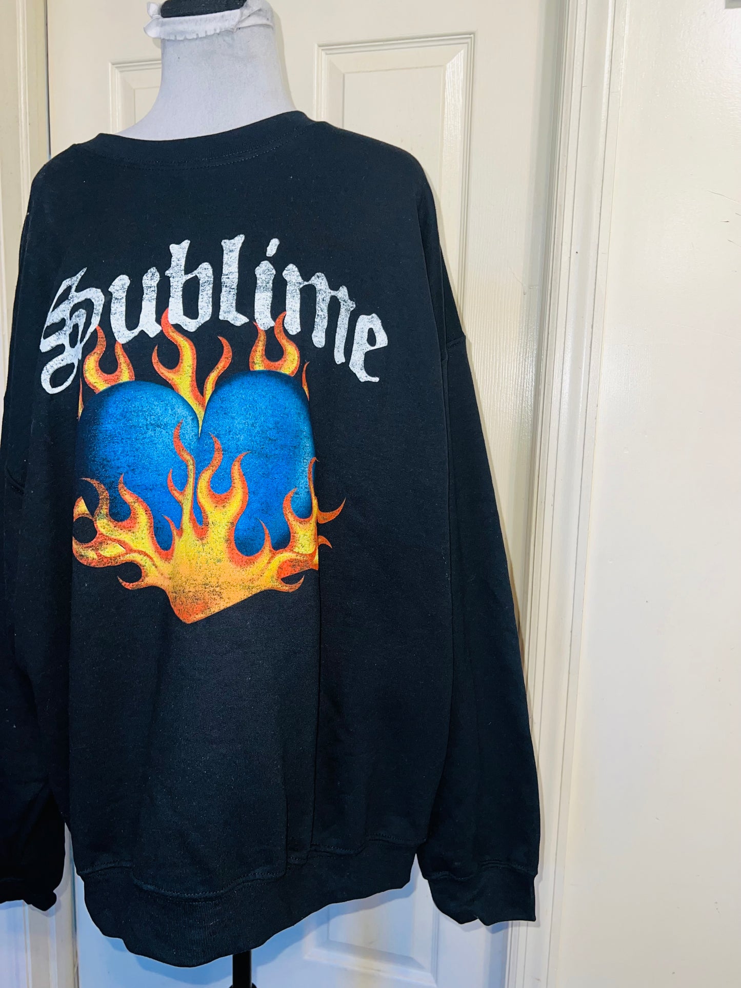 Sublime Oversized Distressed Sweatshirt