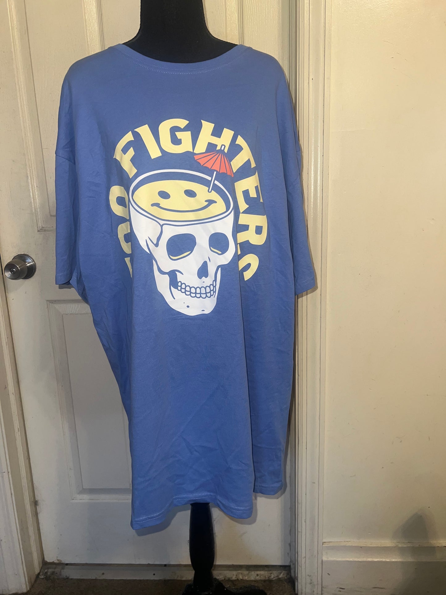 Foo Fighters Oversized Distressed Tee