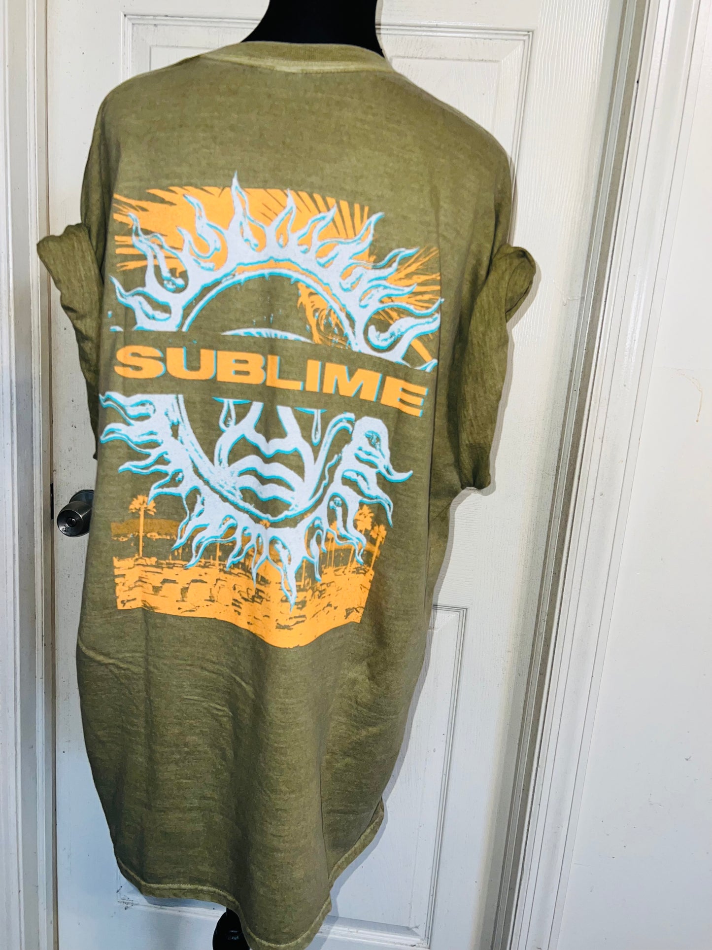 Sublime Double Sided Oversized Distressed Tee