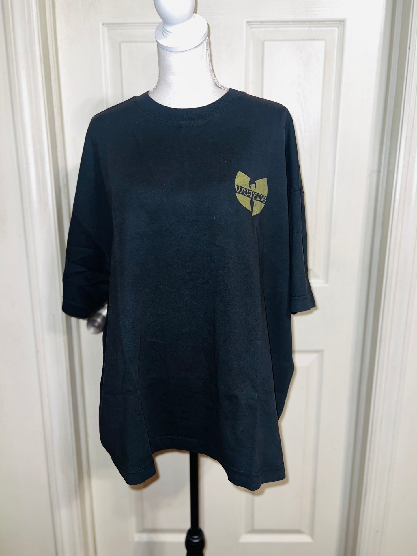 Wu-Tang Clan Double Sided Oversized Distressed Tee
