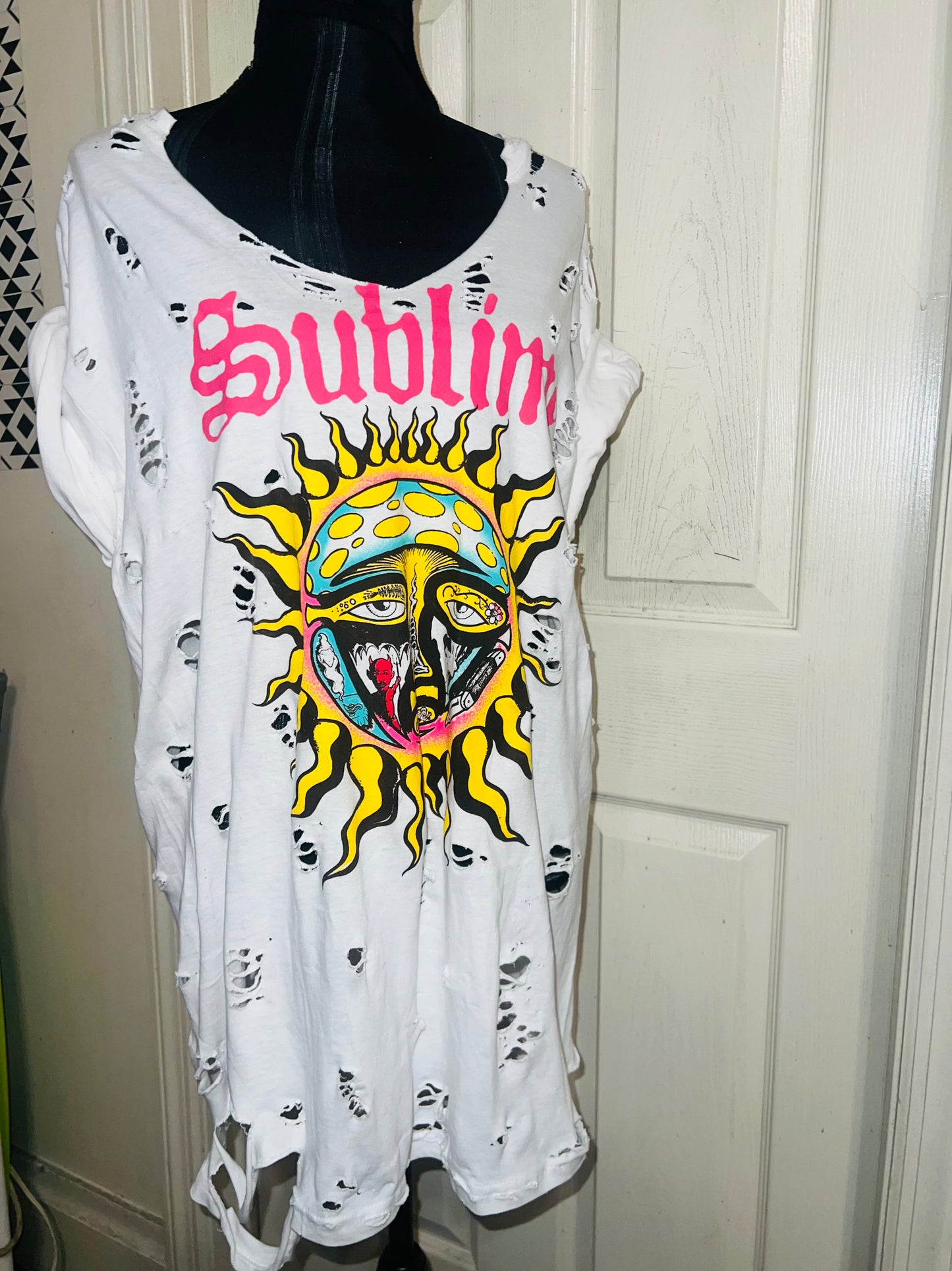 Sublime Oversized Distressed Tee