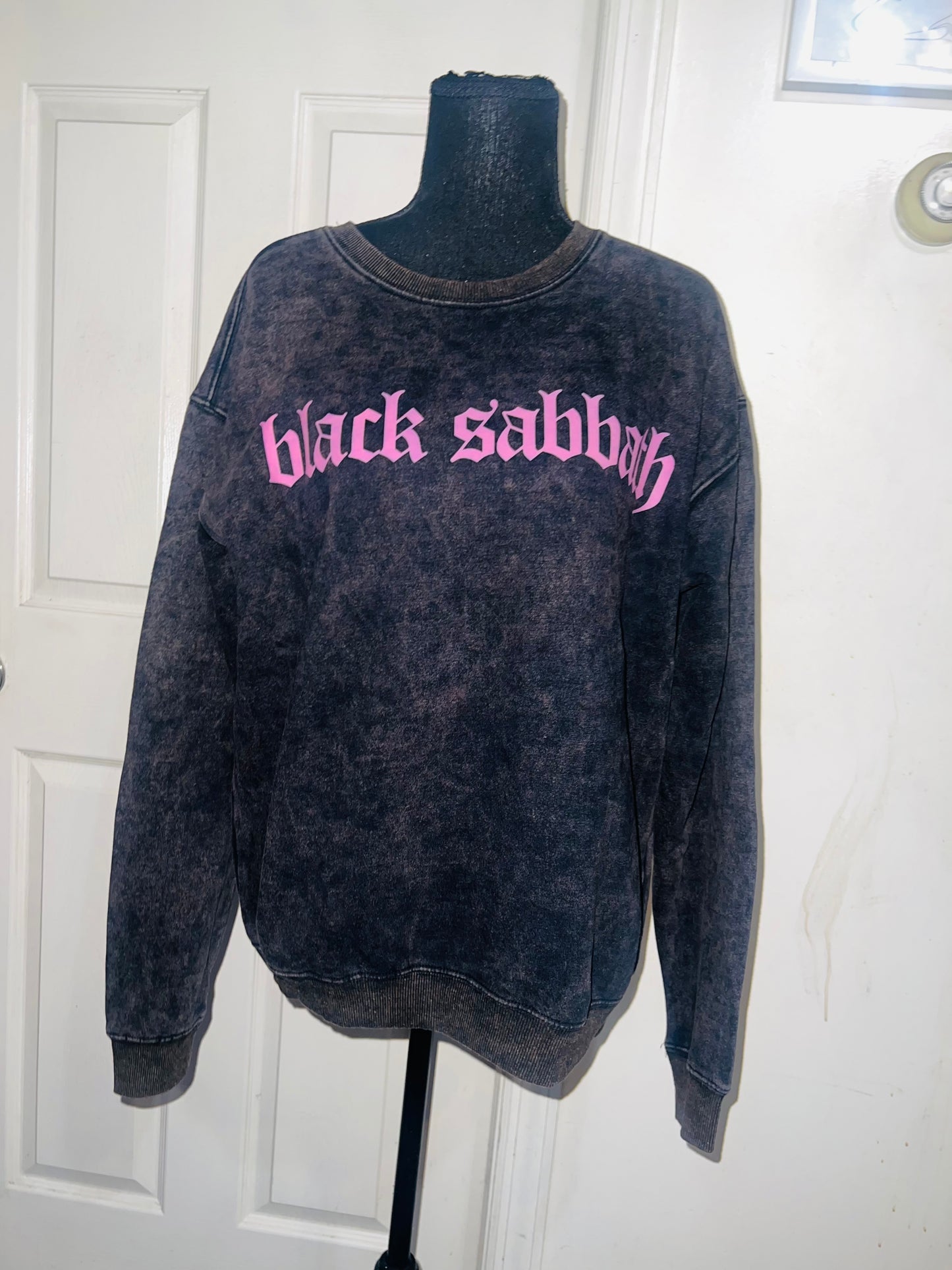 Black Sabbath Double Sided Oversized Sweatshirt