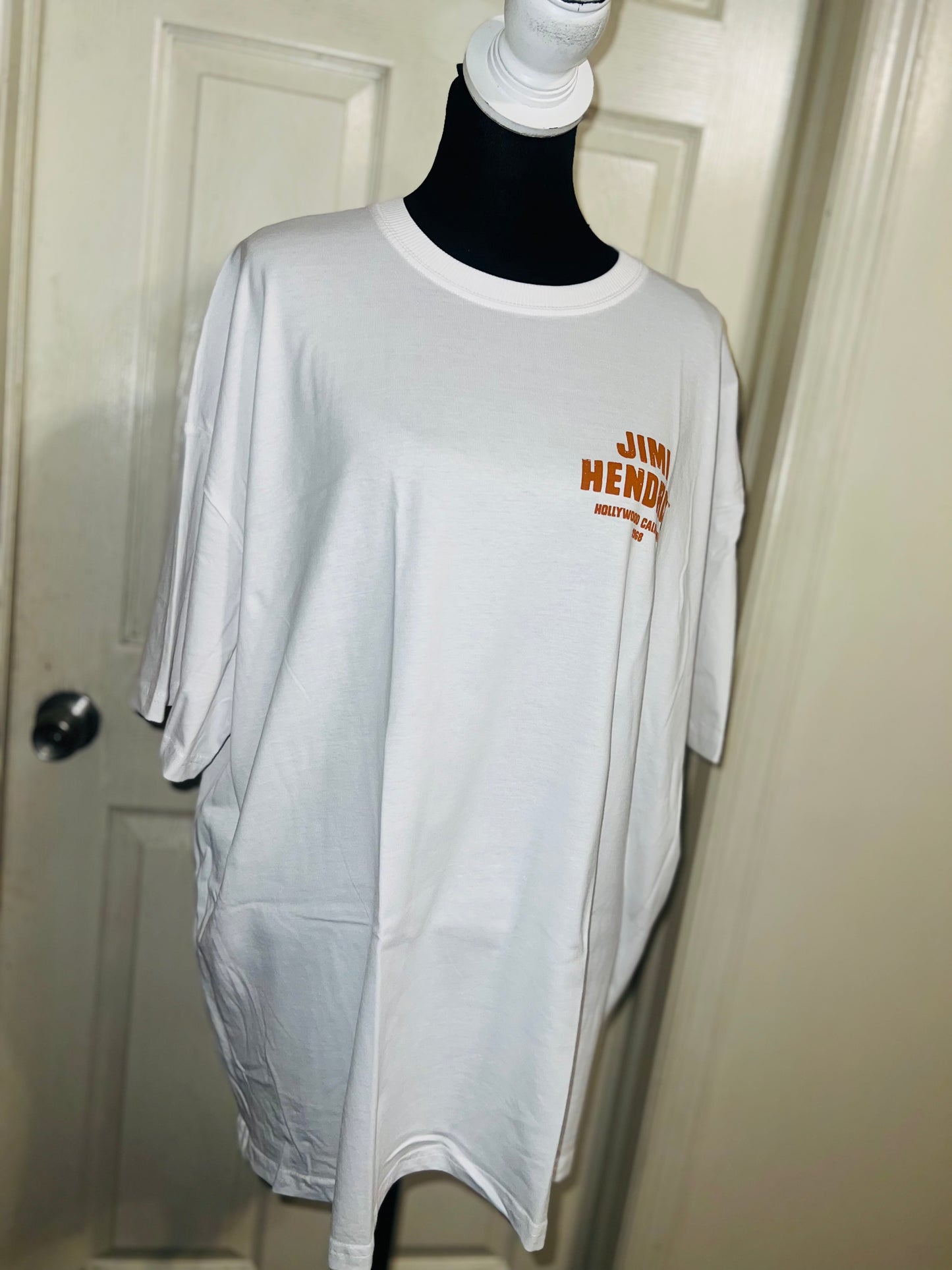 Jimi Hendrix Double Sided Oversized Distressed Tee