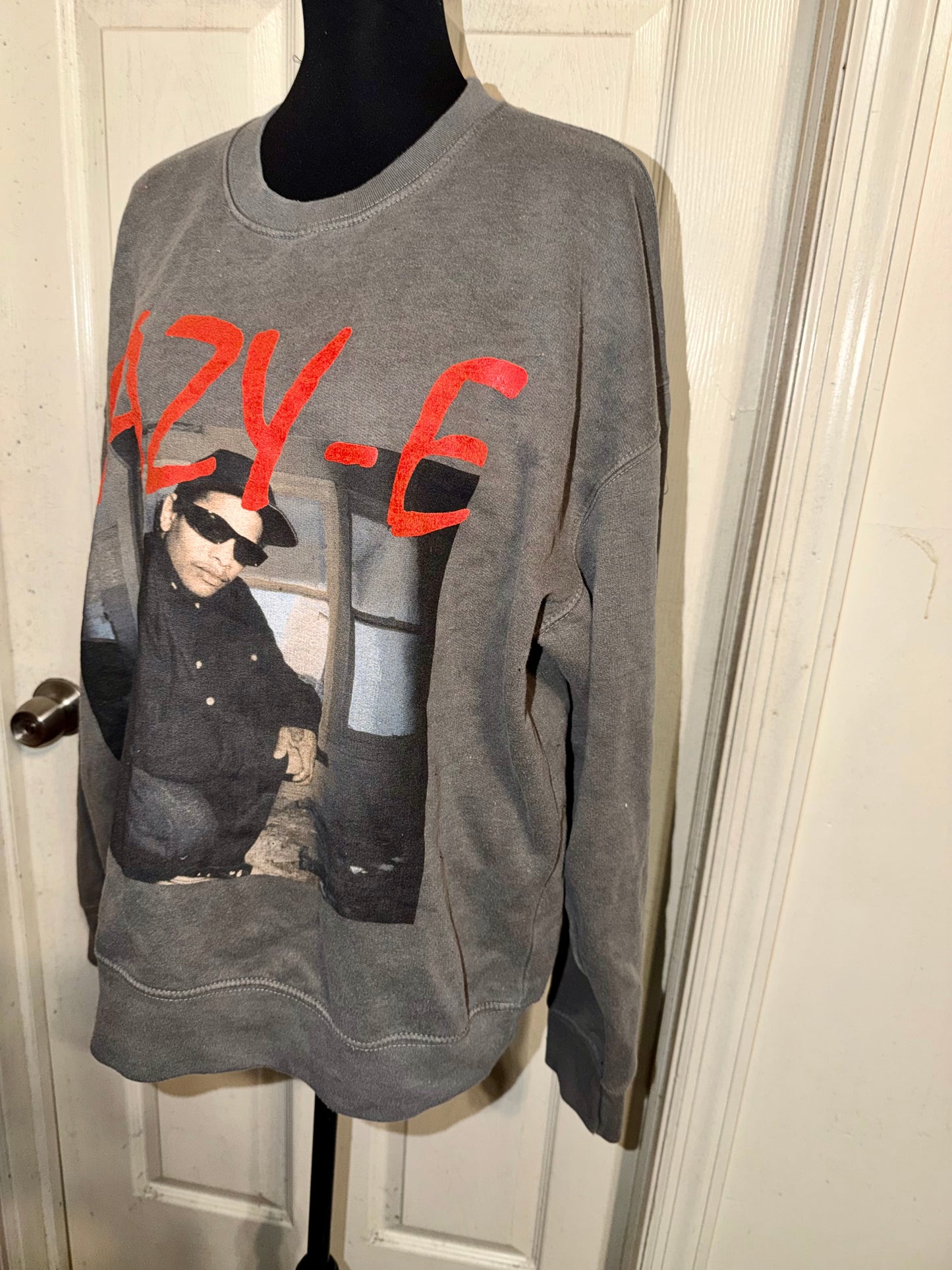 Eazy-E Oversized Distressed Sweatshirt