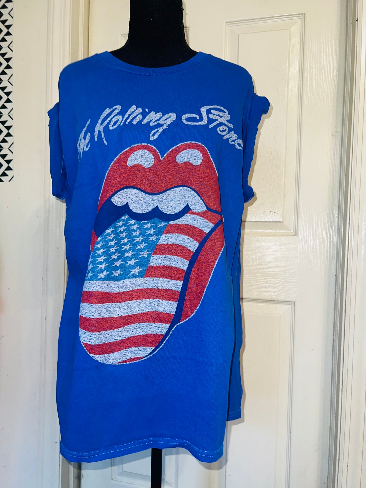 The Rolling Stones Oversized Distressed Tee