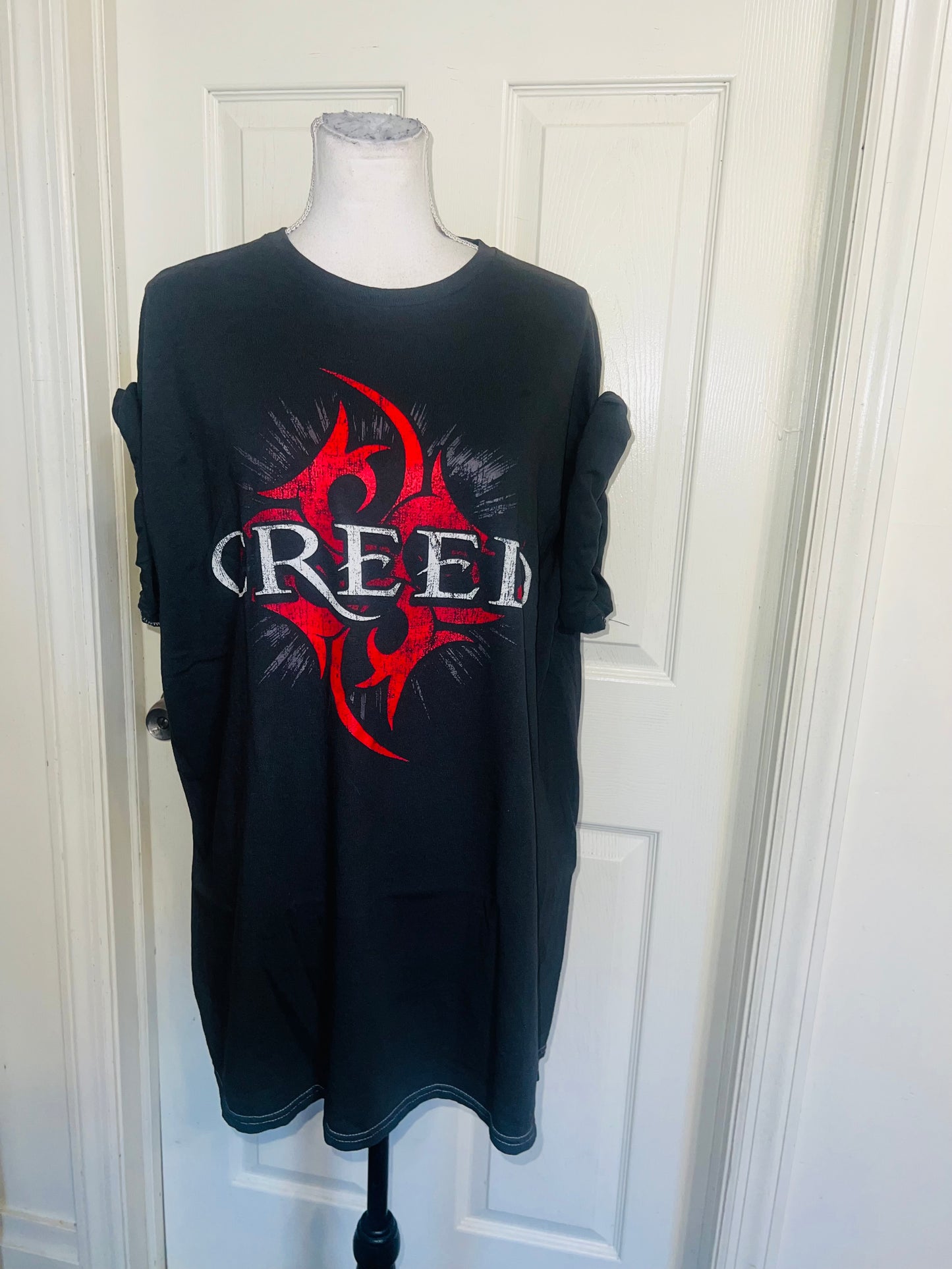 Creed Oversized Distressed Tee