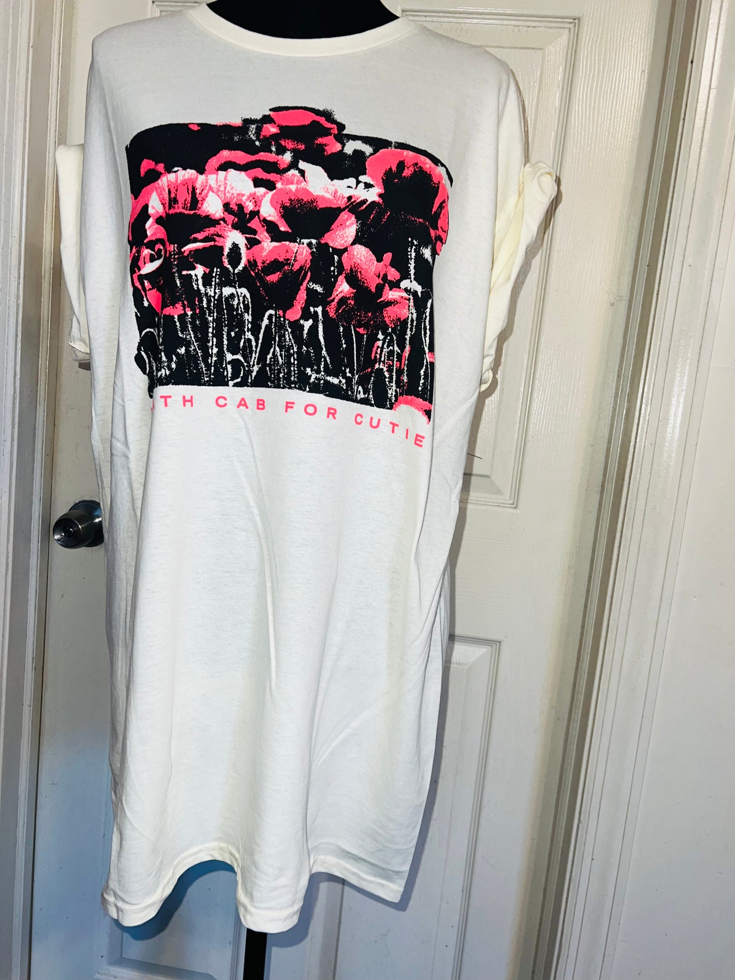 Death Cab for Cutie Oversized Distressed Tee