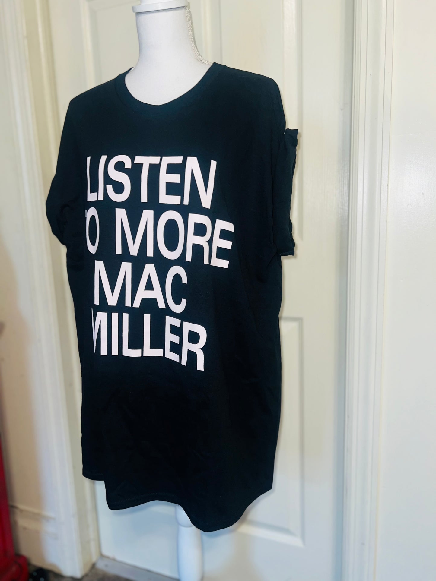 Mac Miller Double Sided Oversized Distressed Tee