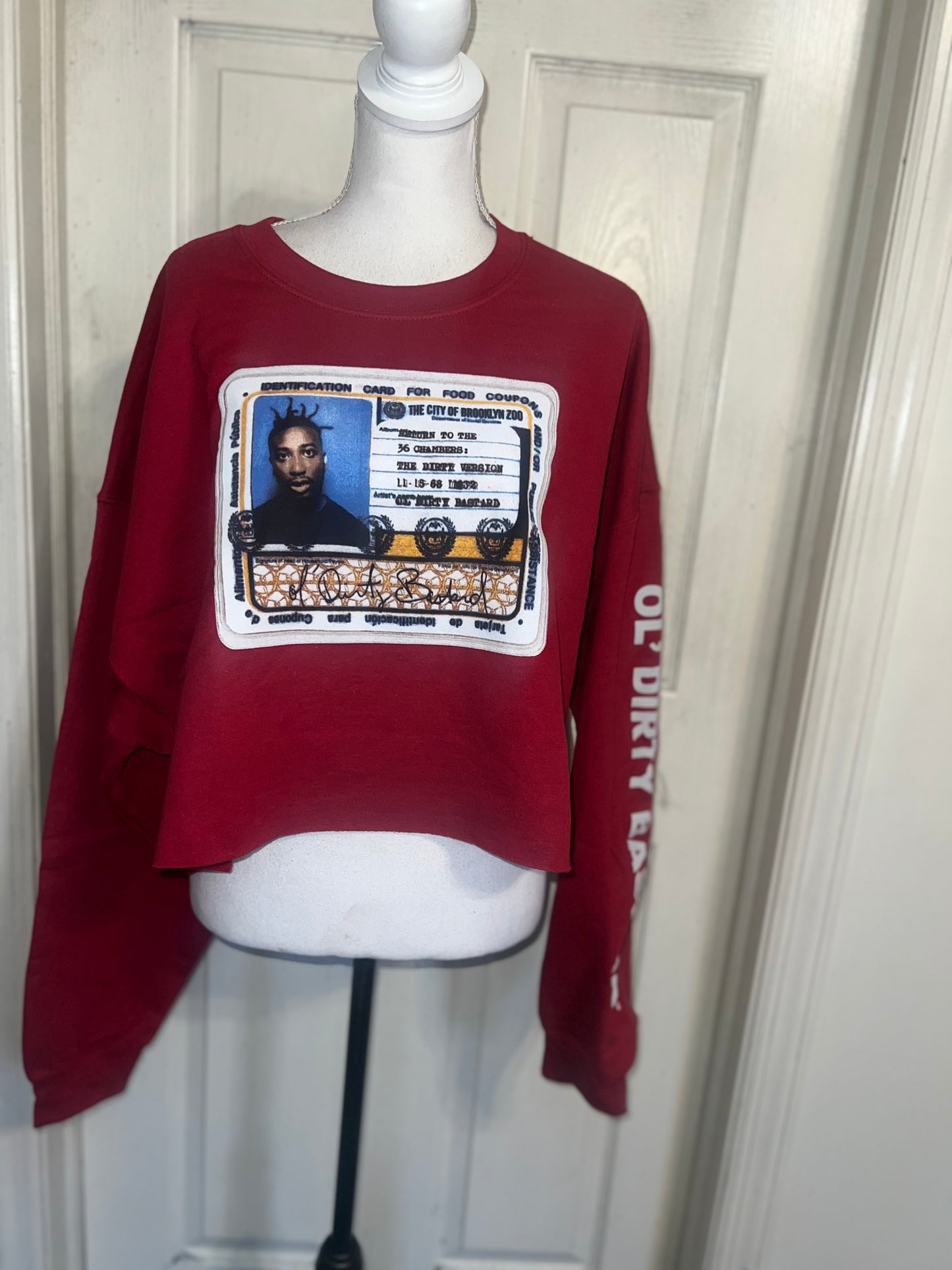 Ol’ Dirty Bastard Oversized Distressed Sweatshirt
