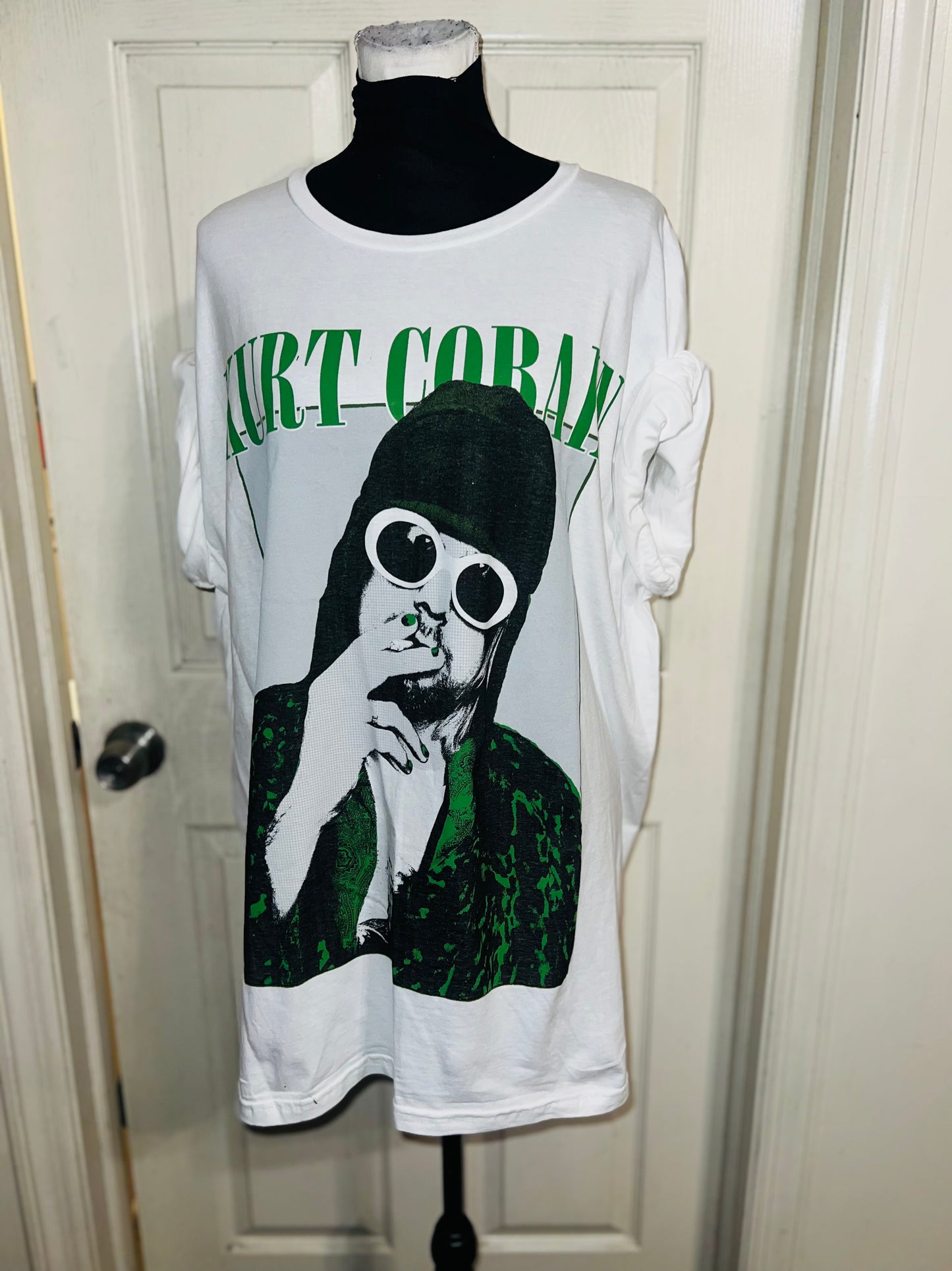 Kurt Cobain Oversized Distressed Tee