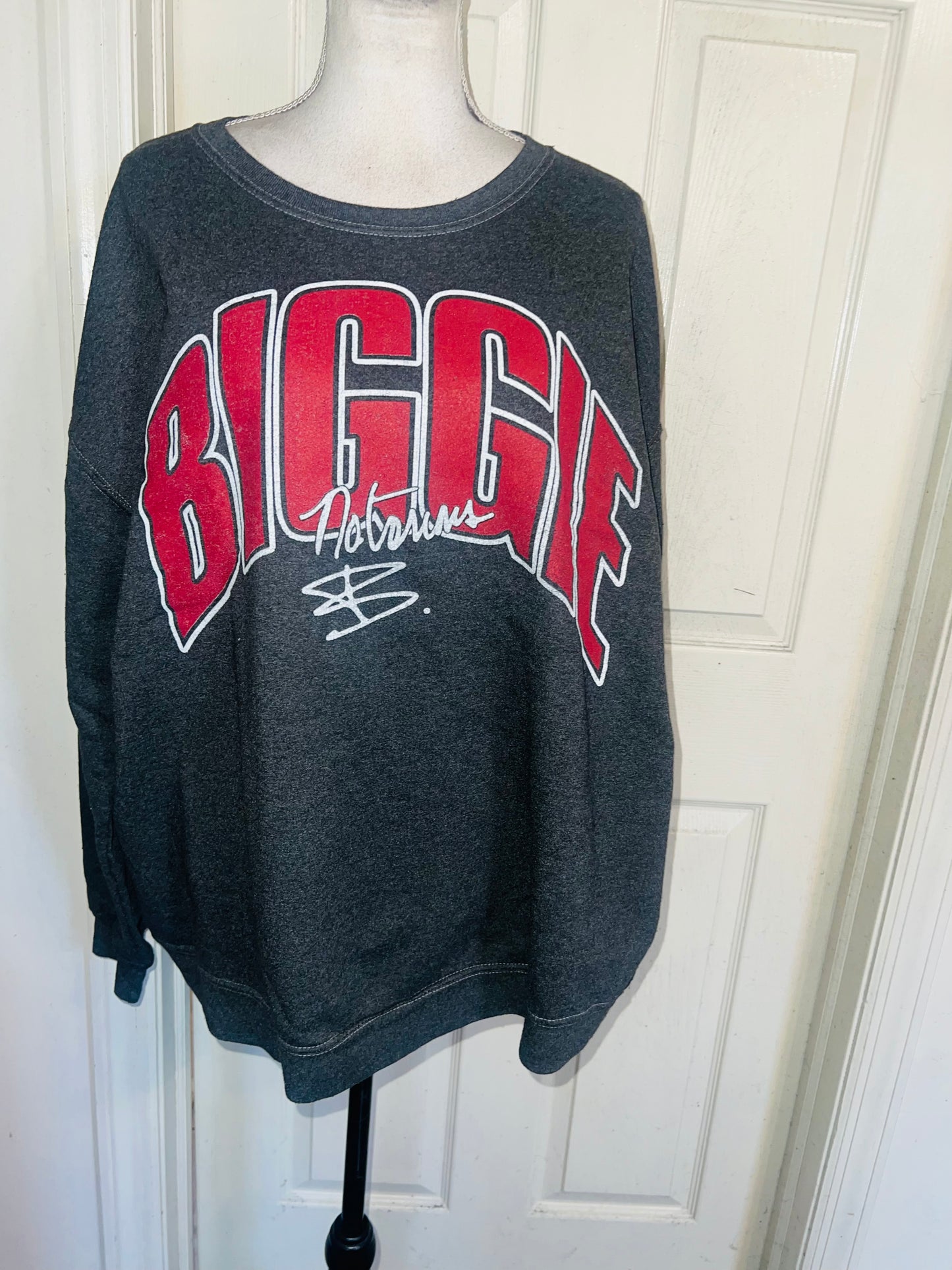 Biggie Smalls Double Sided Oversized Distressed Tee