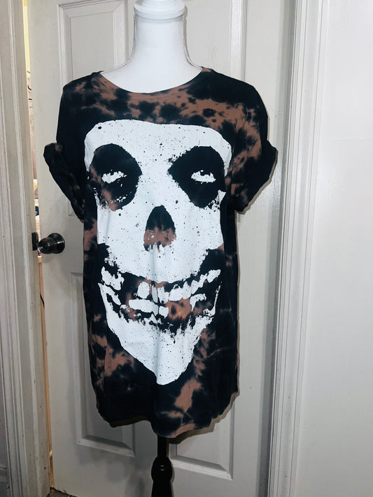 Misfits Double Sided Oversized Distressed Tee