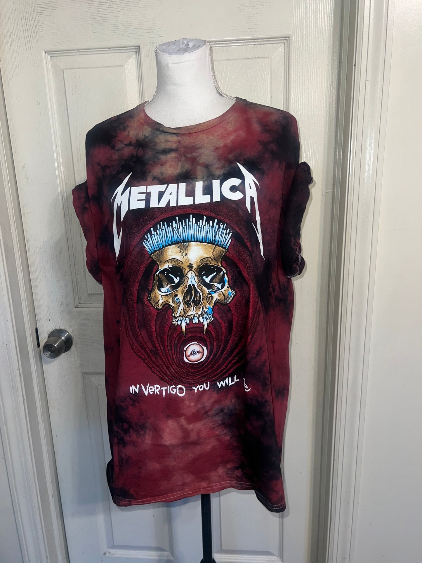 Metallica Oversized Distressed Tee