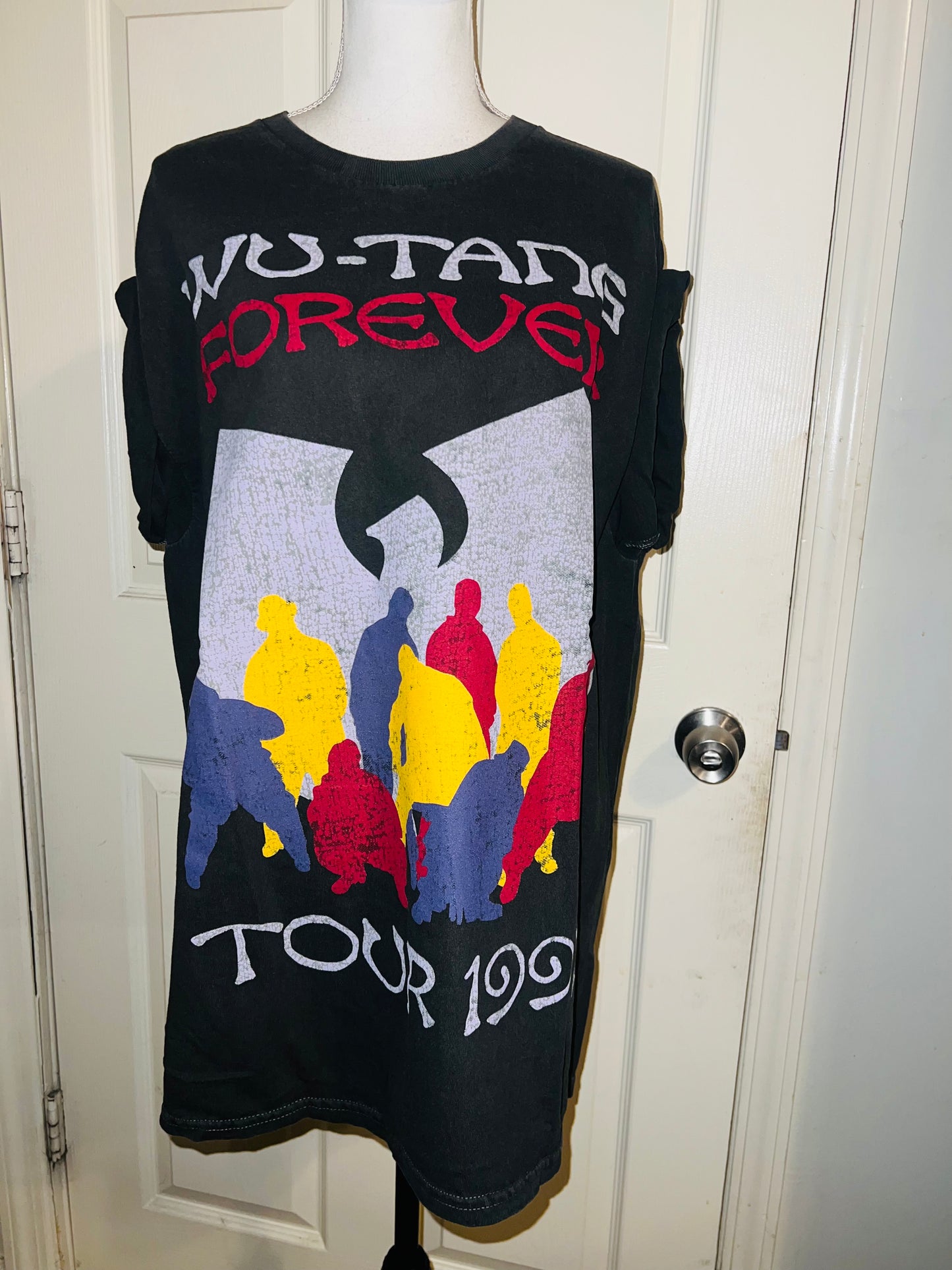 Wu-Tang Clan Oversized Distressed Tee