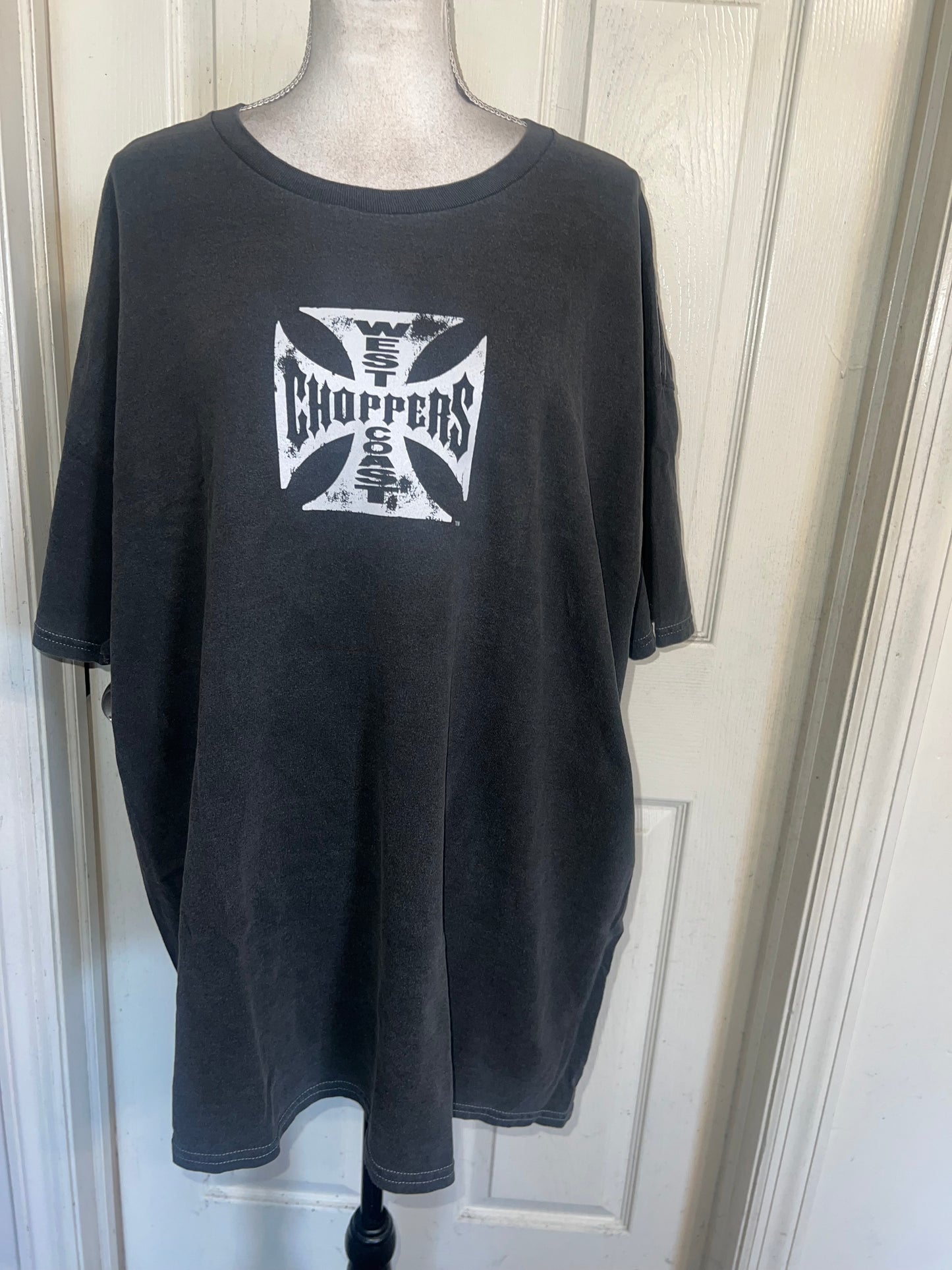 West Coast Choppers Double Sided Oversized Distressed Tee