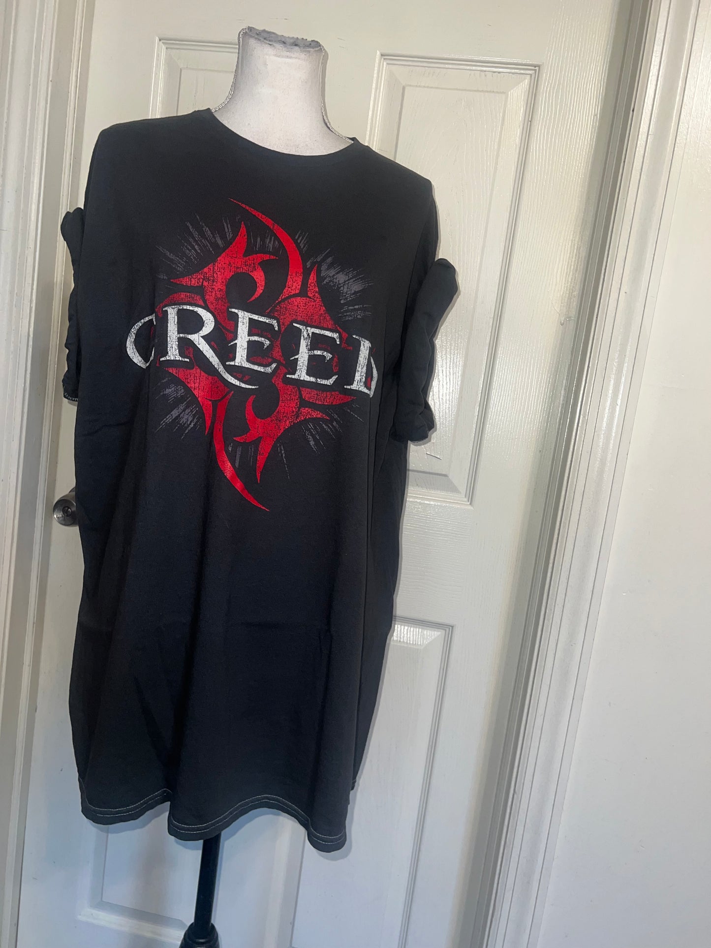Creed Oversized Distressed Tee