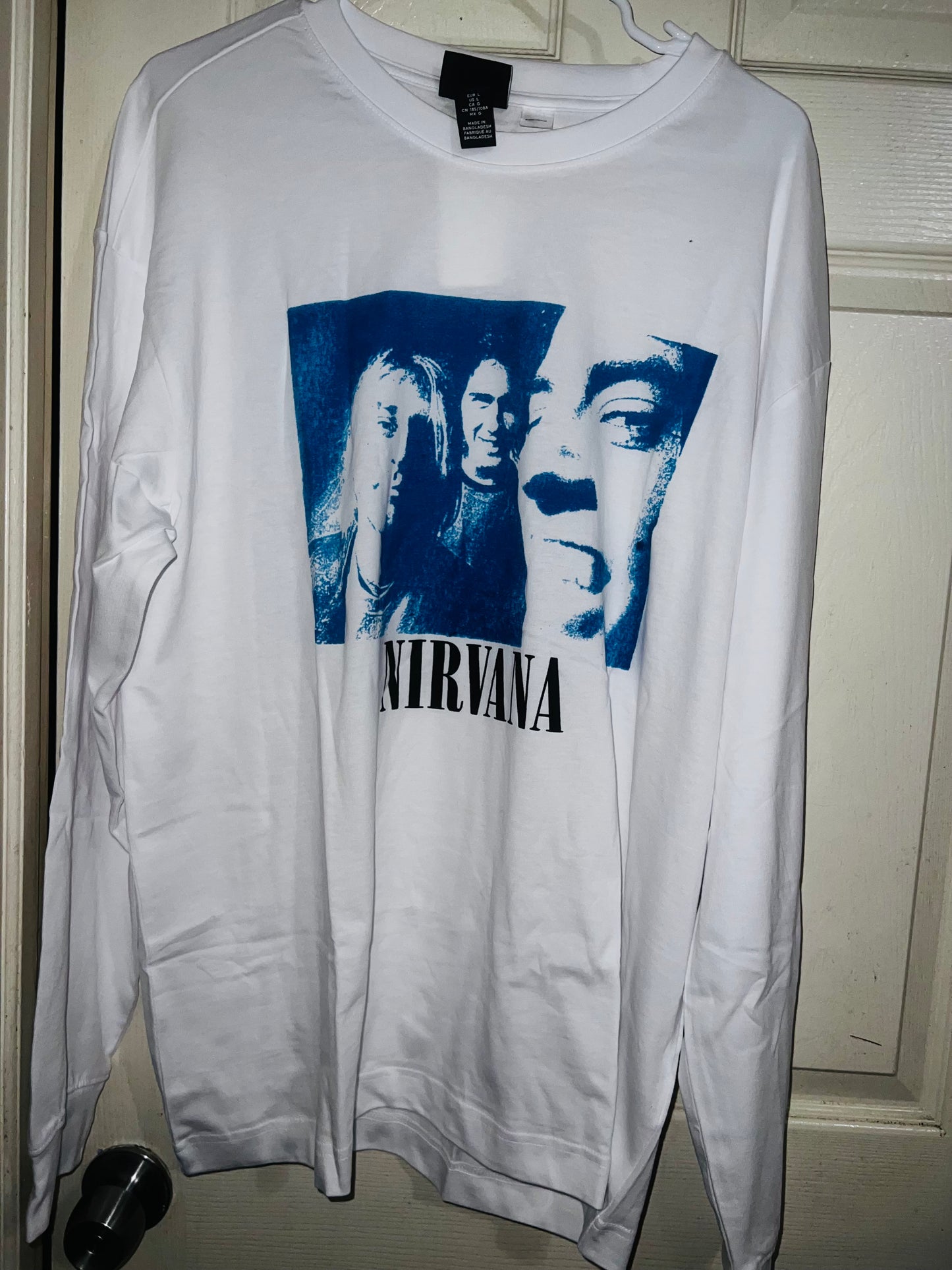 Nirvana Long Sleeve Oversized Shirt