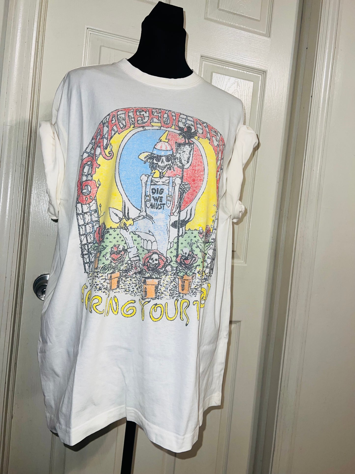 Grateful Dead Oversized Distressed Tee