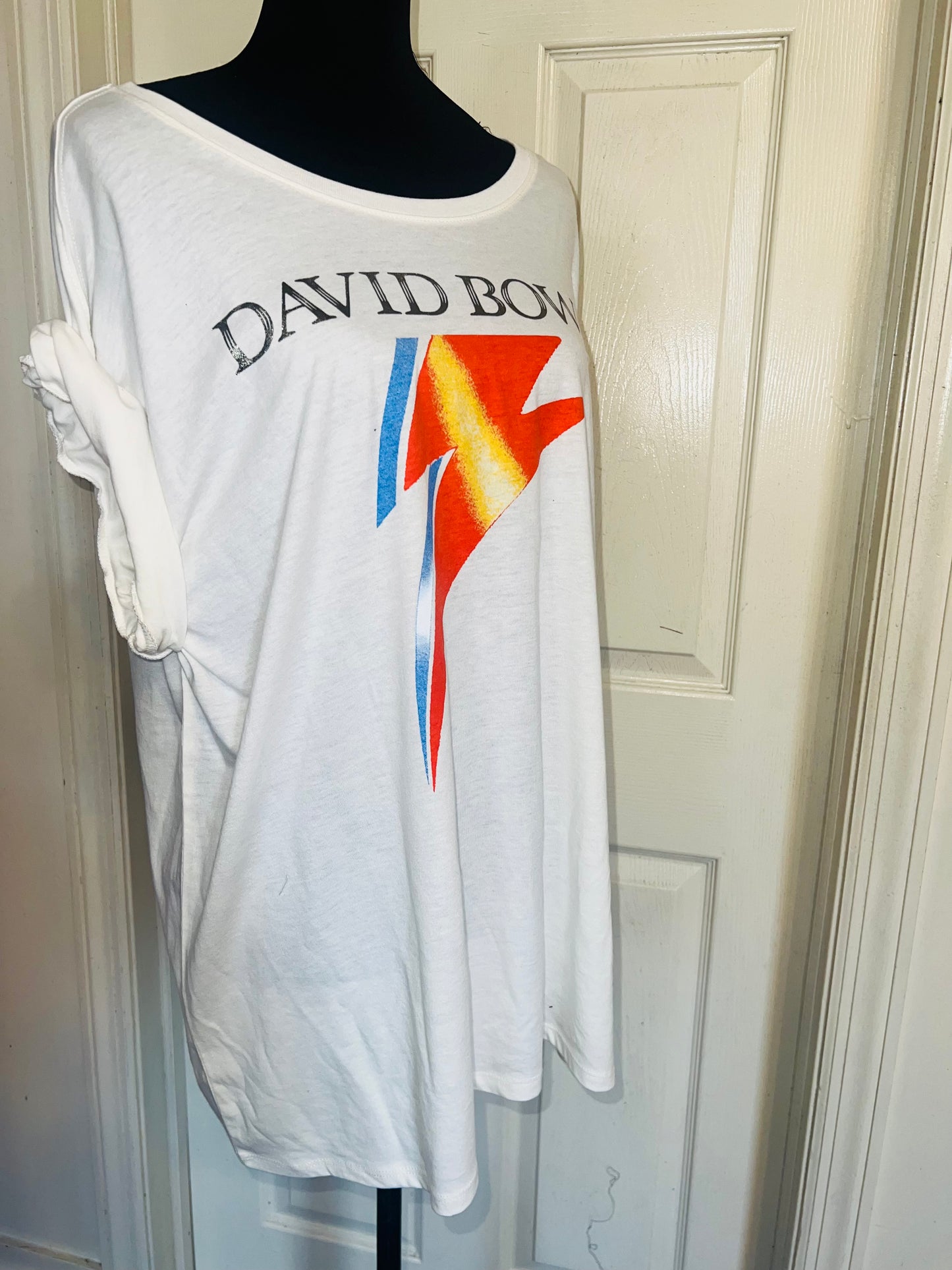David Bowie Oversized Distressed Tee