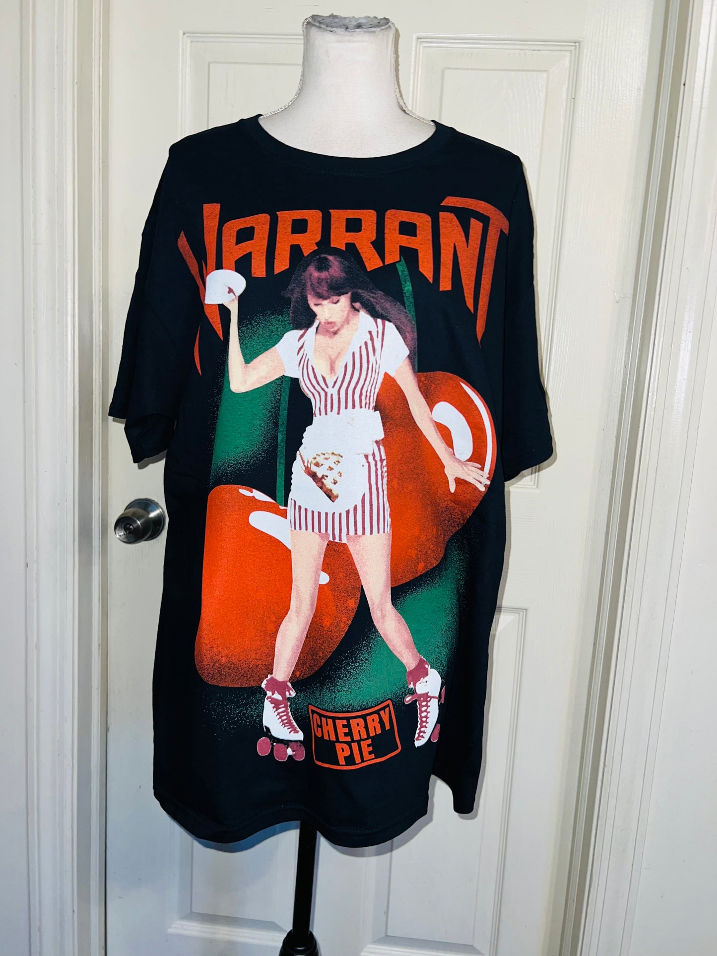 Warrant Double Sided Oversized Distressed Tee