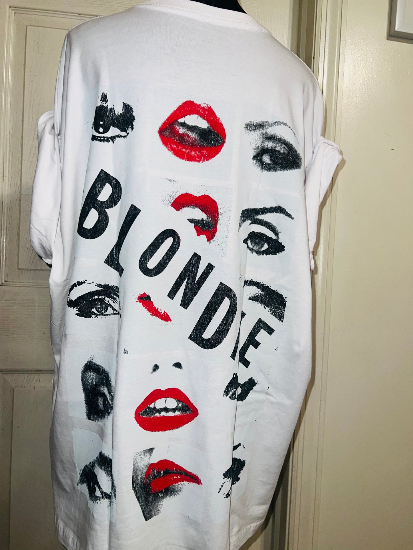 Blondie Double SIded Oversized Distressed Tee