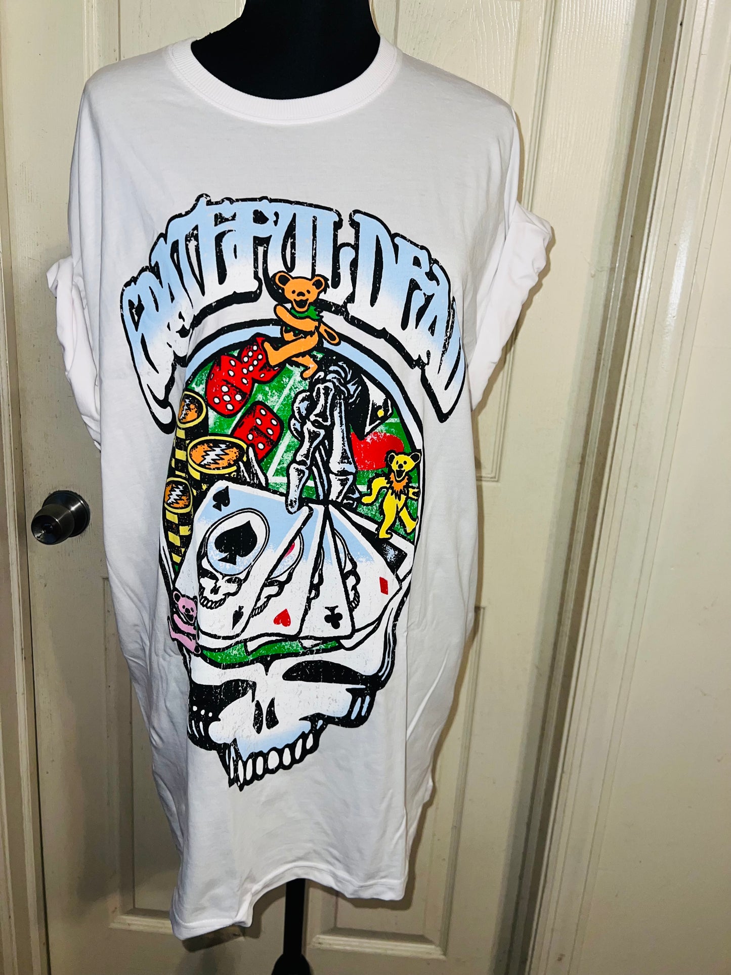 Grateful Dead Oversized Distressed Tee