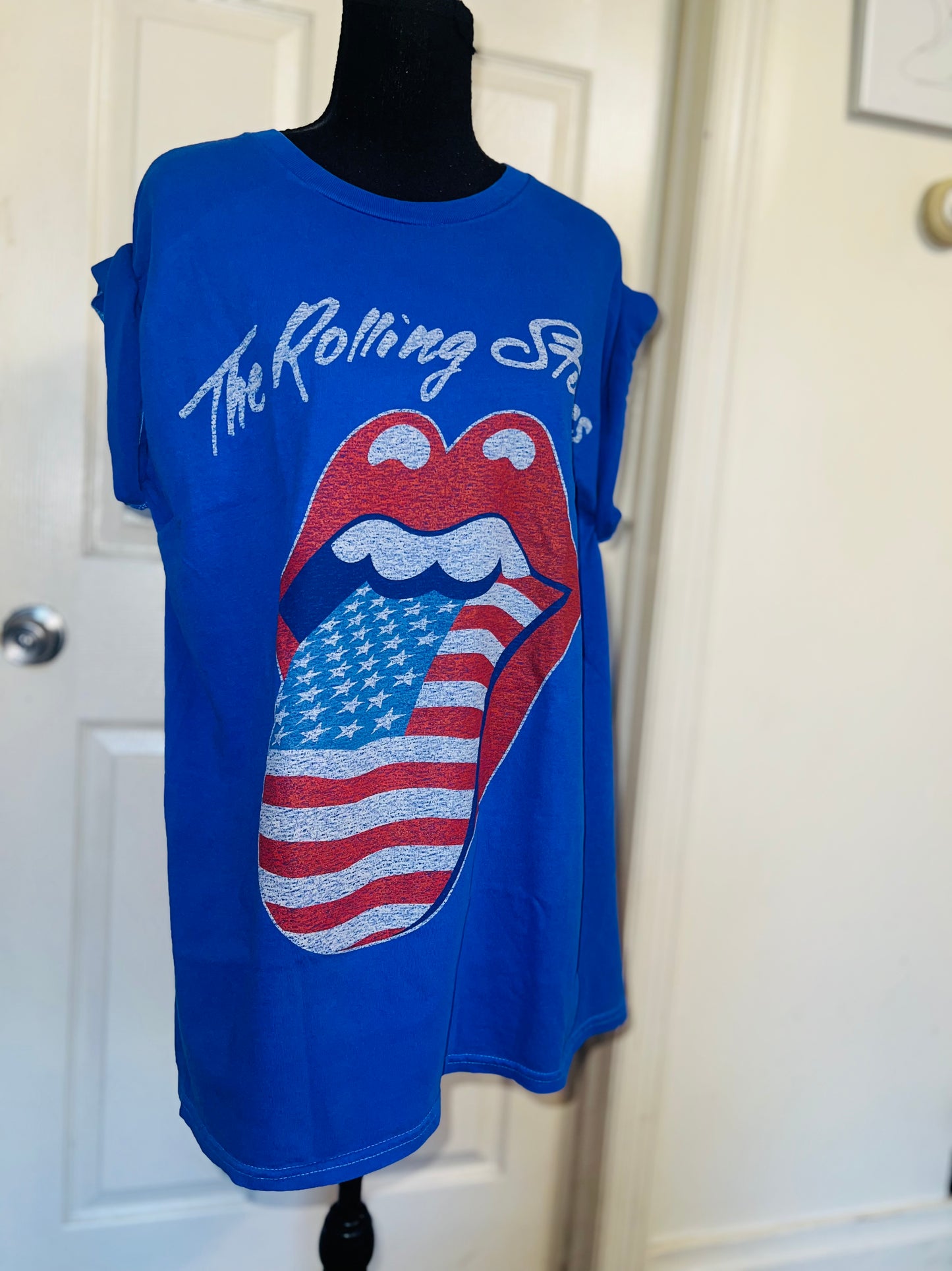 The Rolling Stones Oversized Distressed Tee