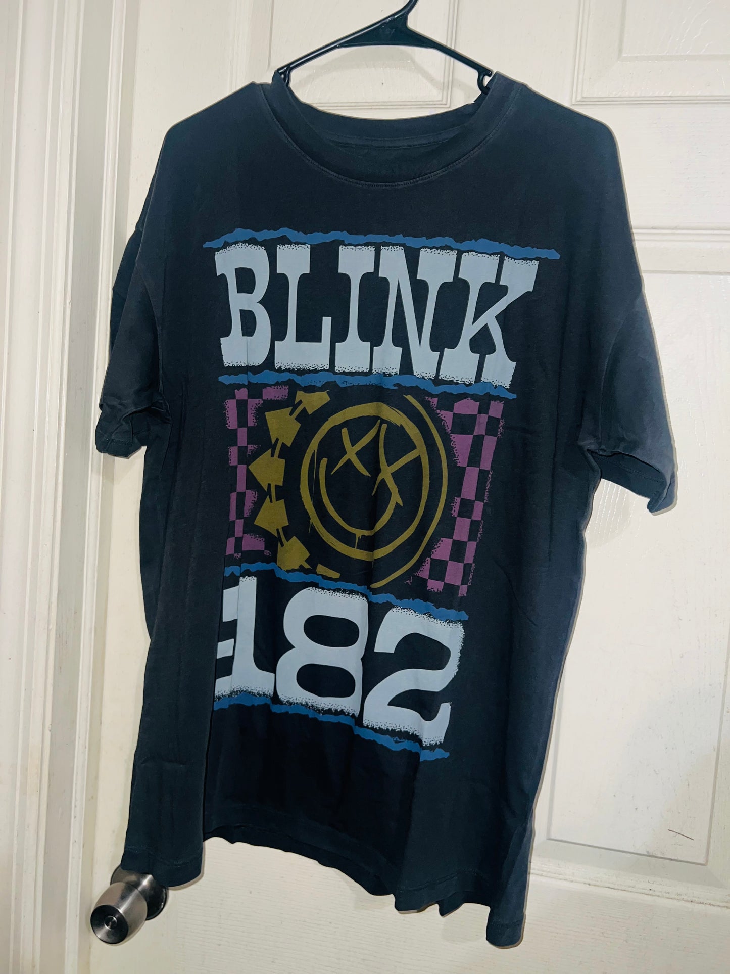 Blink 182 Oversized Distressed Tee