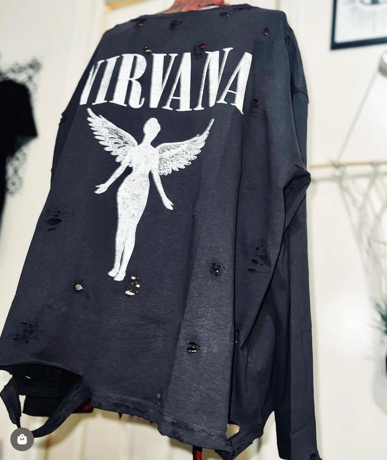 Nirvana Long Sleeve Oversized Shirt