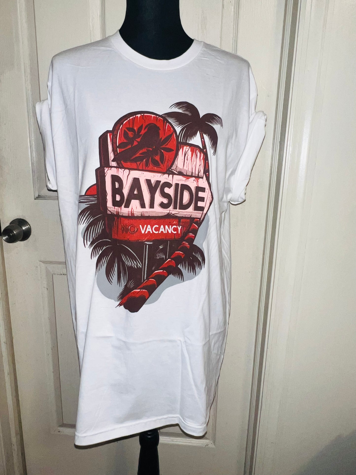 Bayside Oversized Distressed T-Shirt