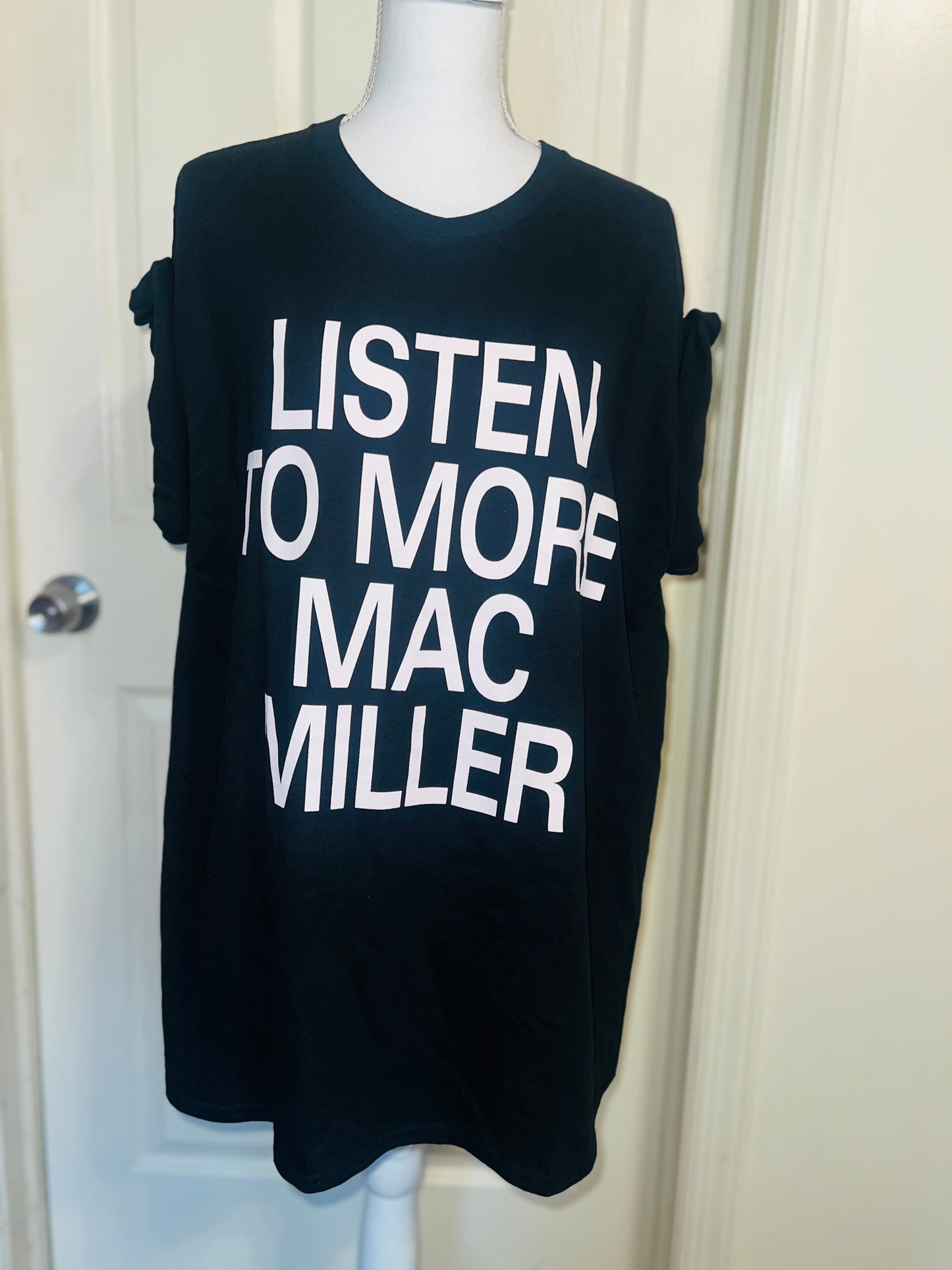 Mac Miller Double Sided Oversized Distressed Tee