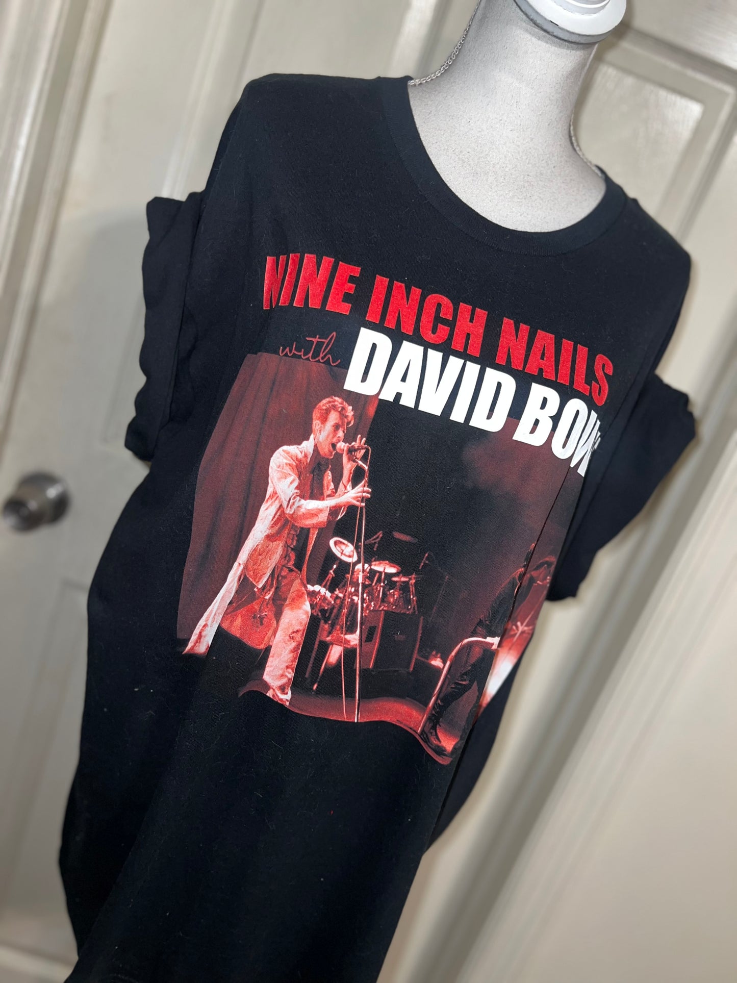 Nine Inch Nails and David Bowie Oversized Tee