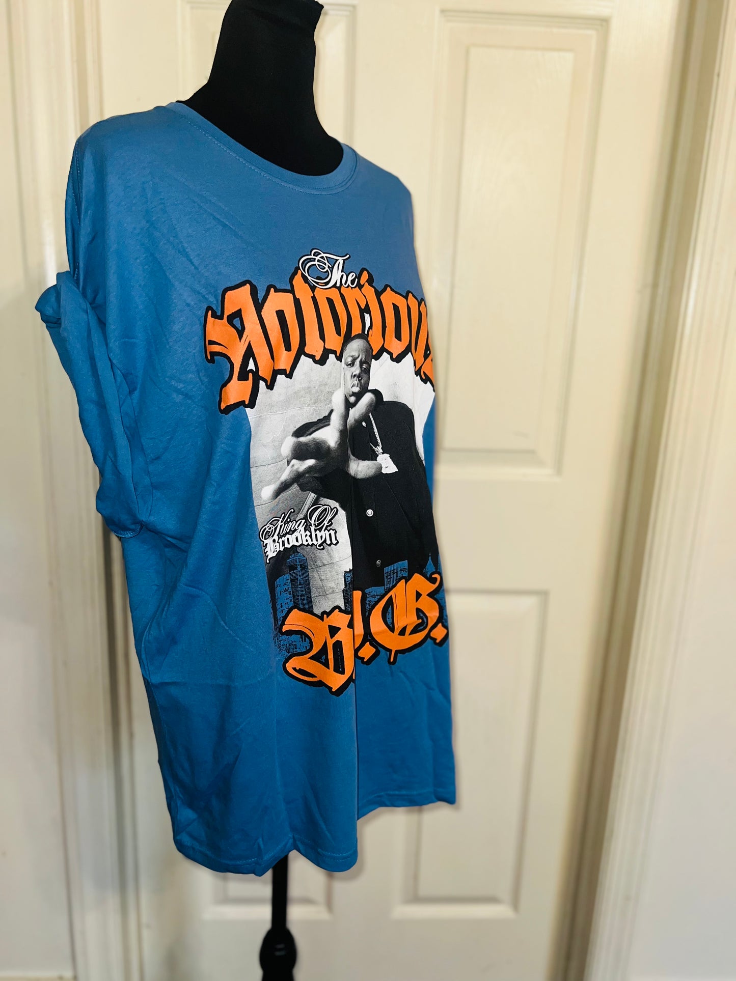 Notorious BIG Oversized Distressed Tee