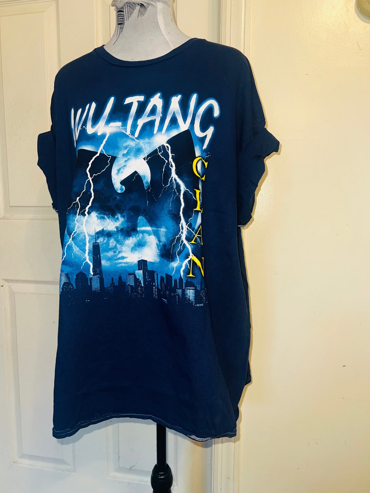 Wu-Tang Clan Oversized Distressed Tee