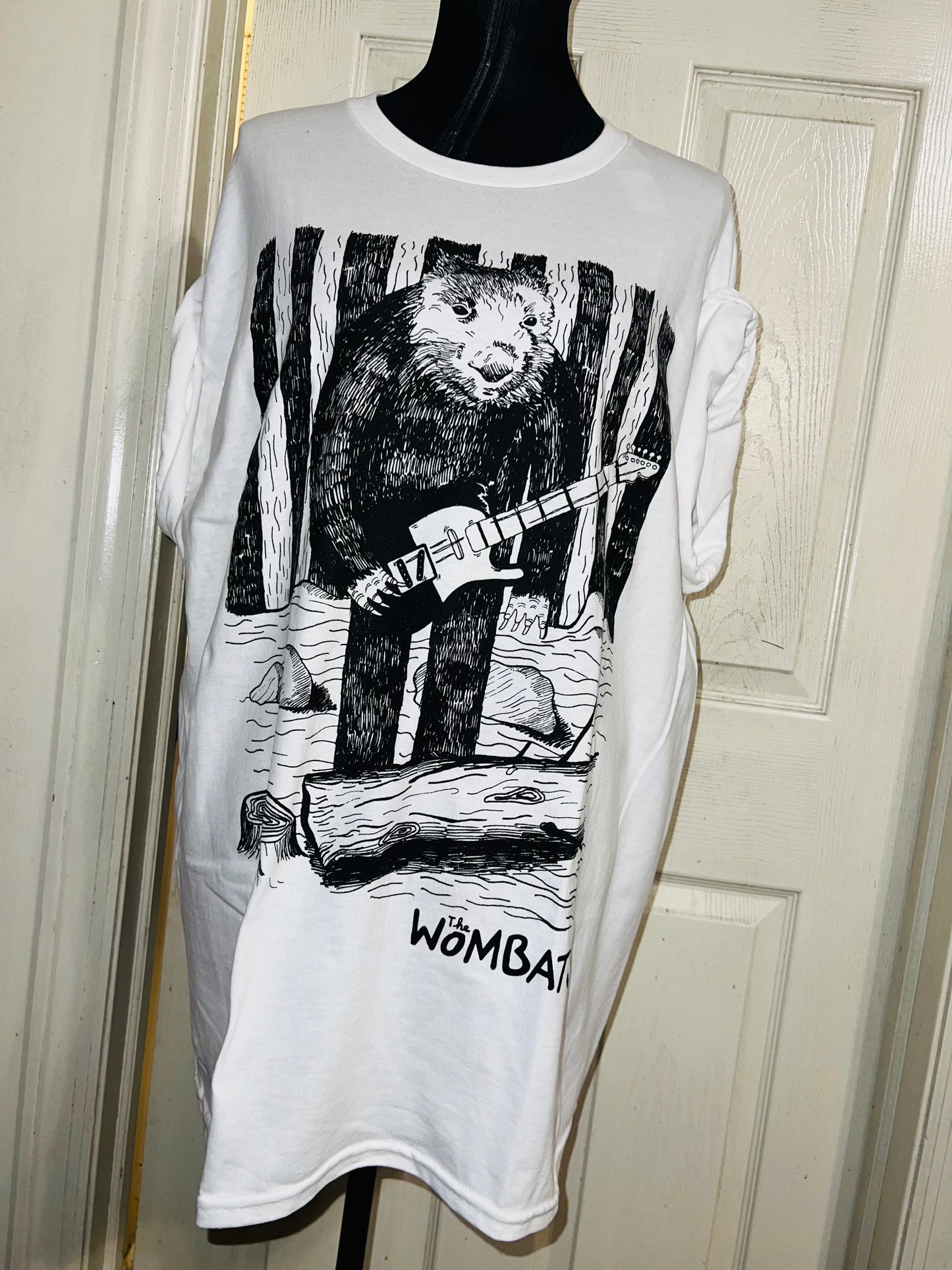 The Wombats Oversized Distressed Tee