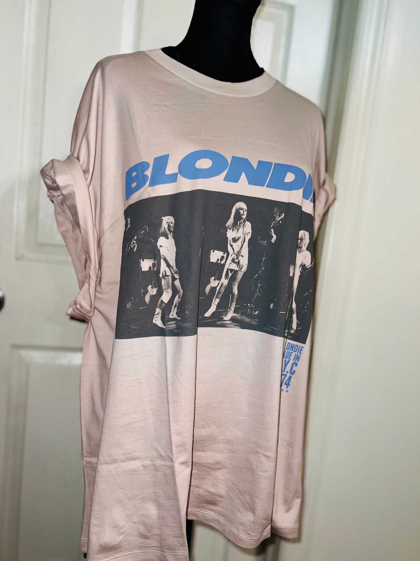 Blondie Oversized Distressed Tee