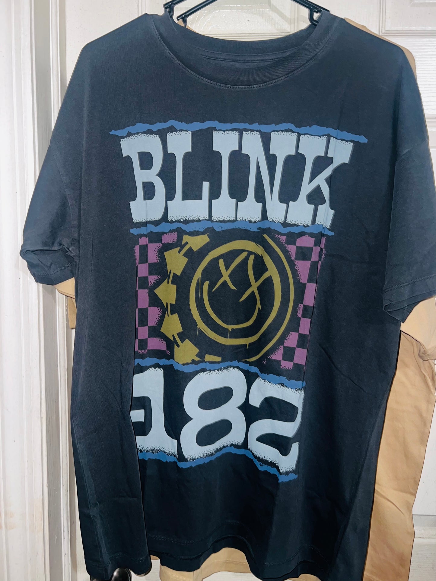 Blink 182 Oversized Distressed Tee