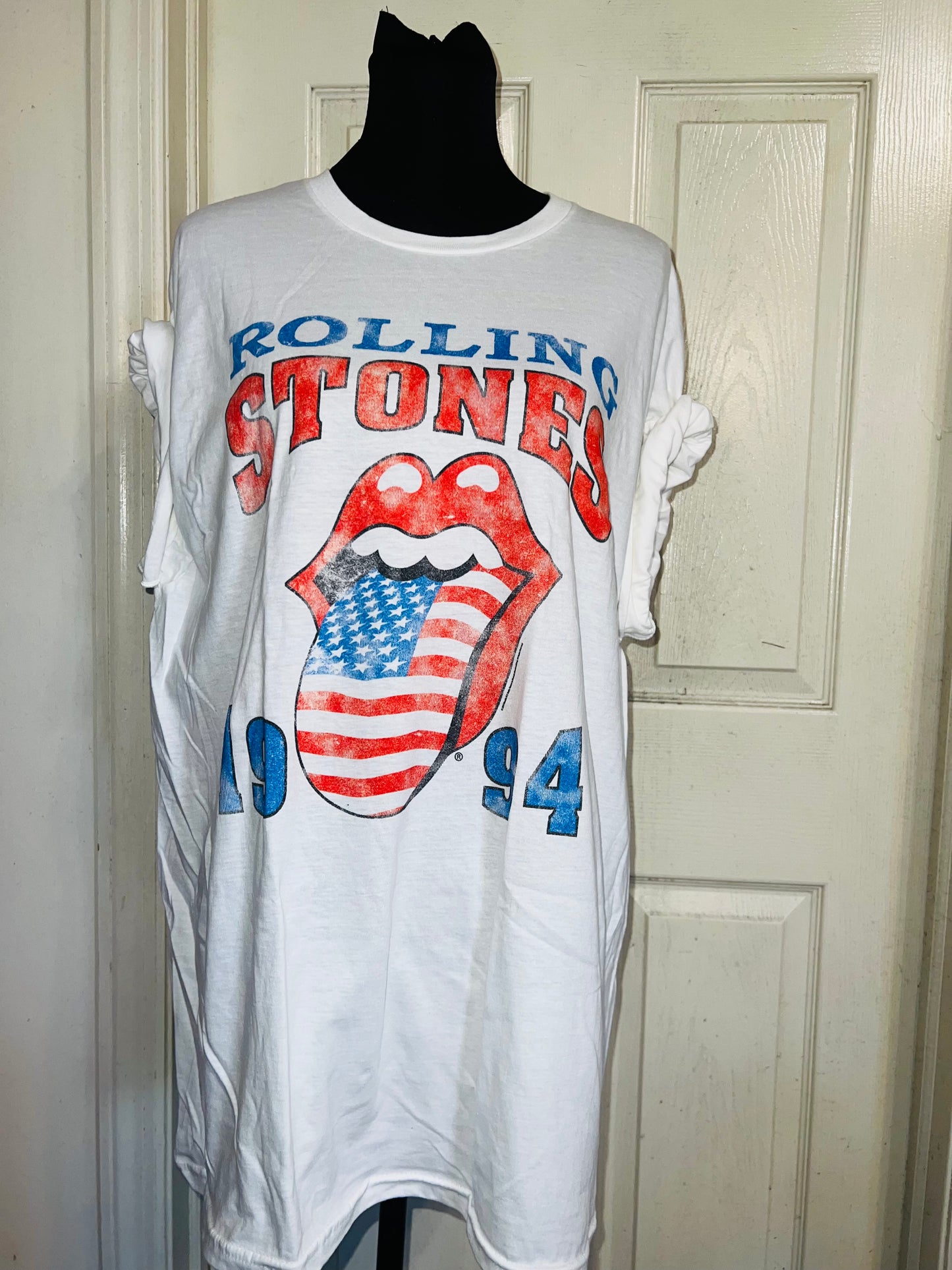 The Rolling Stones Oversized Distressed Tee