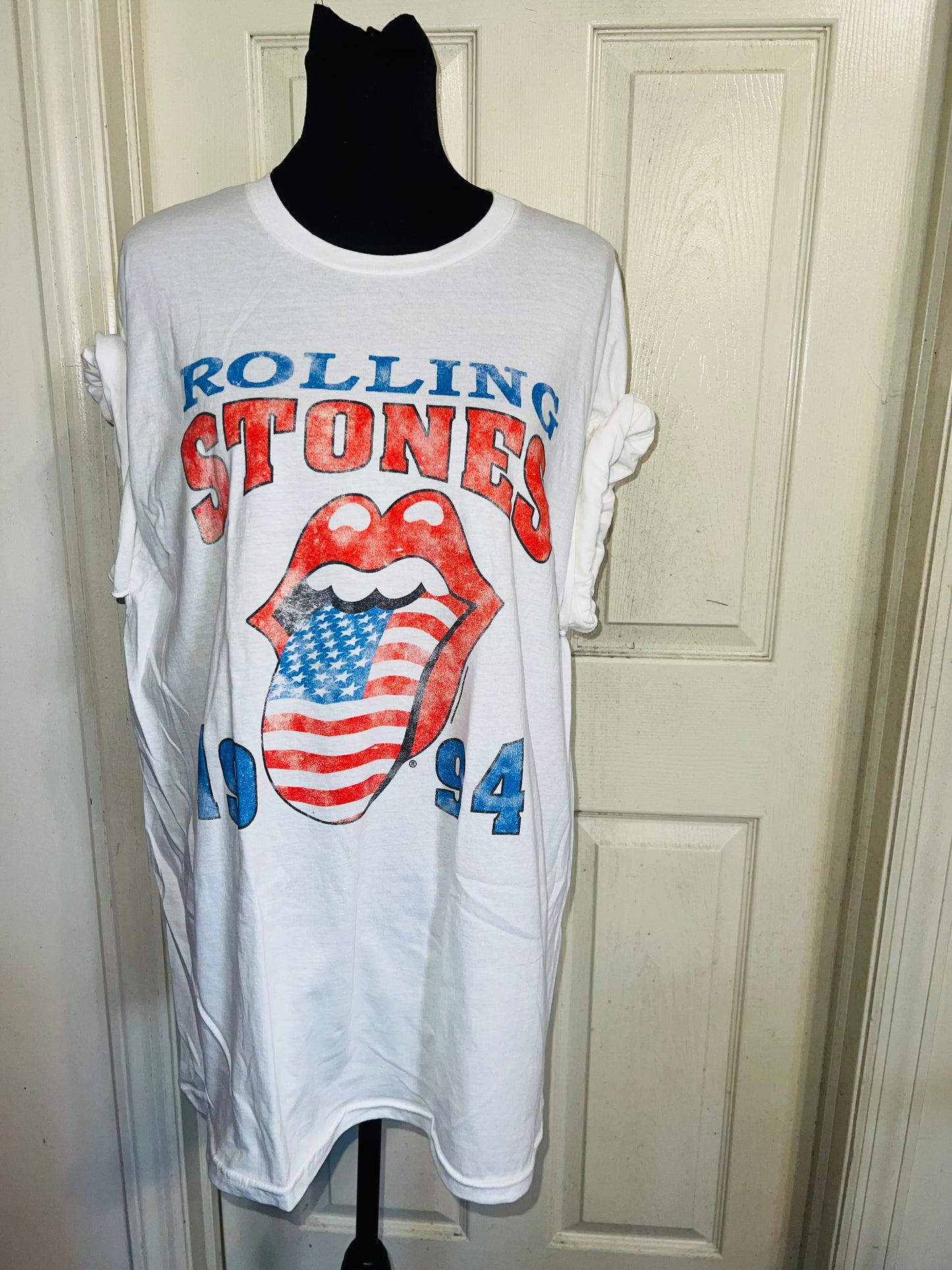 The Rolling Stones Oversized Distressed Tee