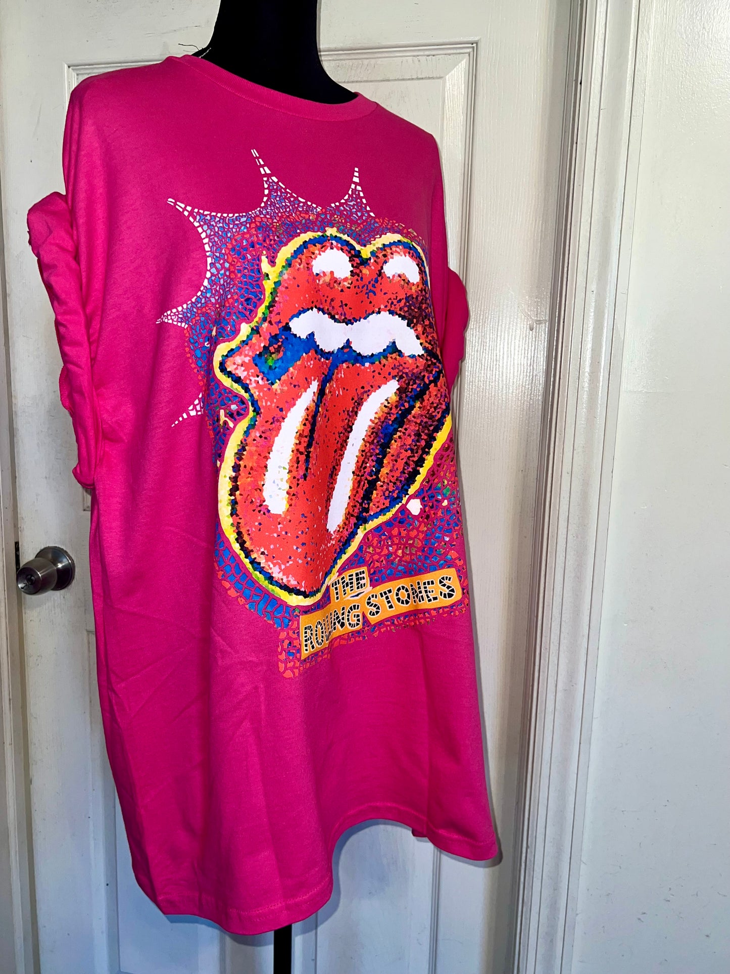 Rolling Stones Oversized Distressed Tee