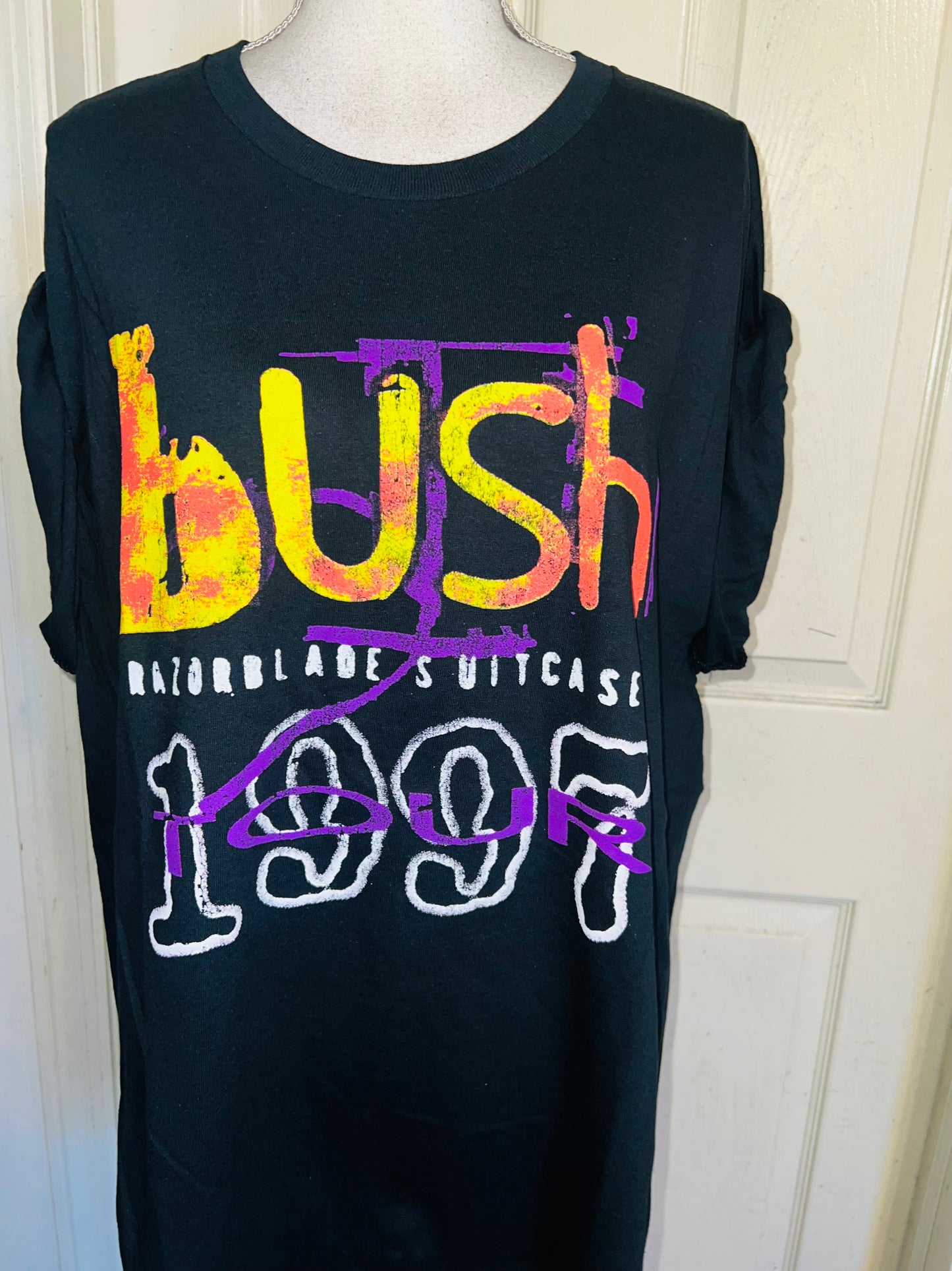 Bush Double Sided Oversized Distressed Tee