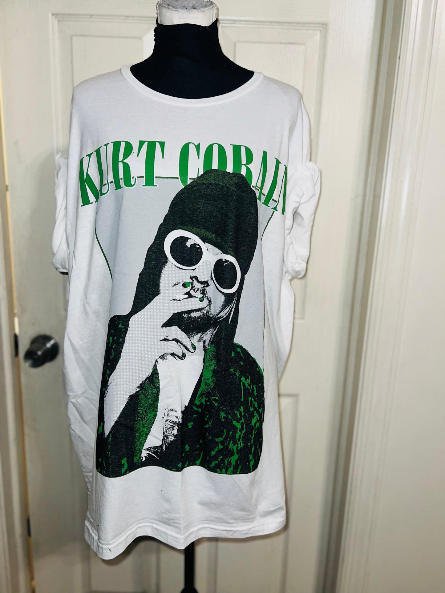 Kurt Cobain Oversized Distressed Tee