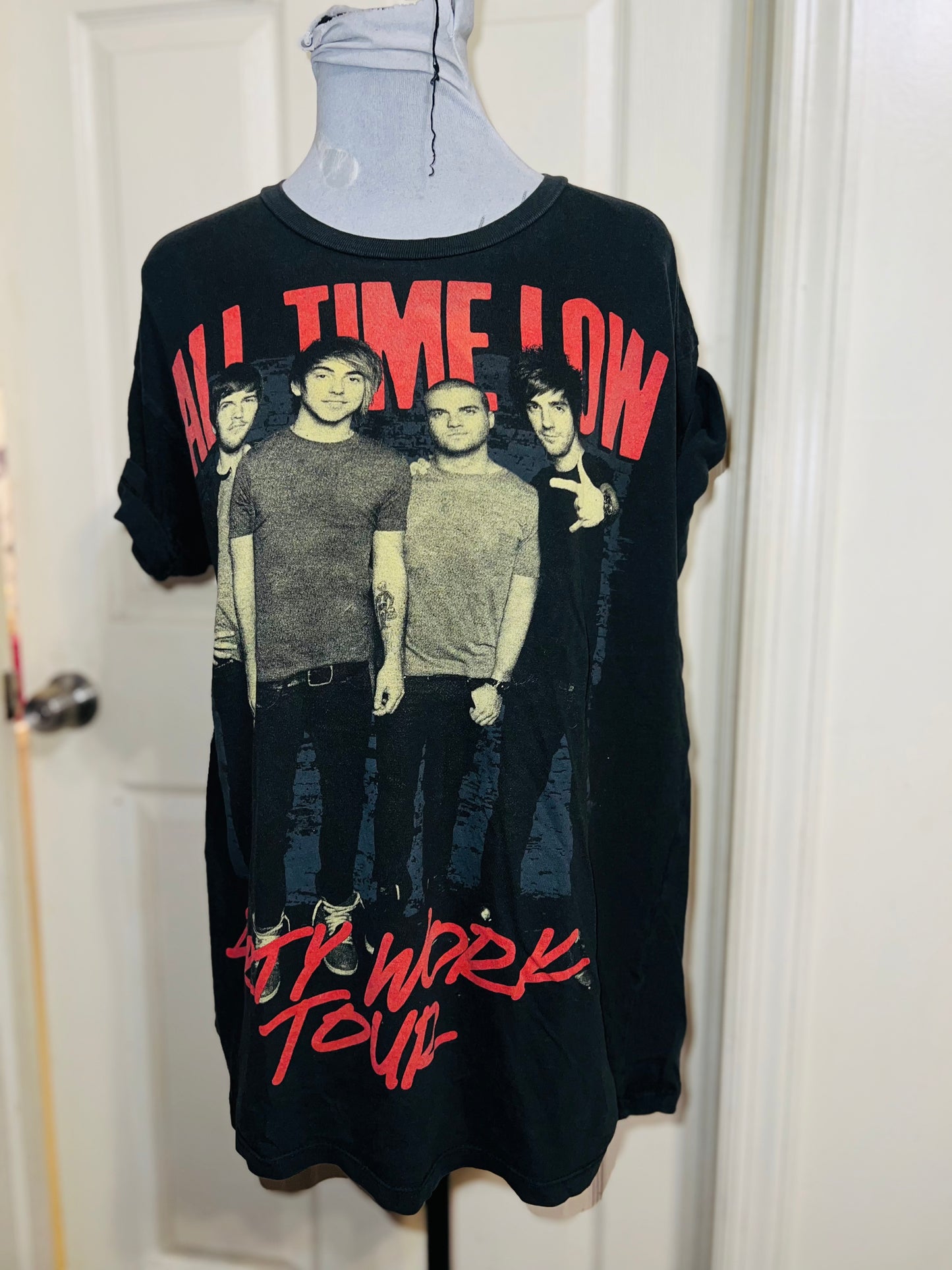 All Time Low Vintage Oversized Double Sided Tee