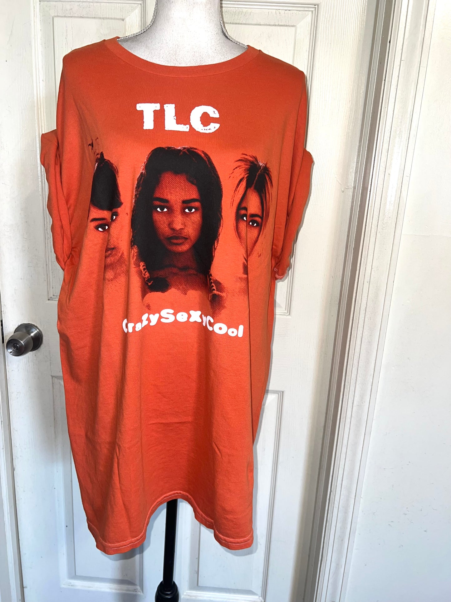TLC Oversized Distressed Tee
